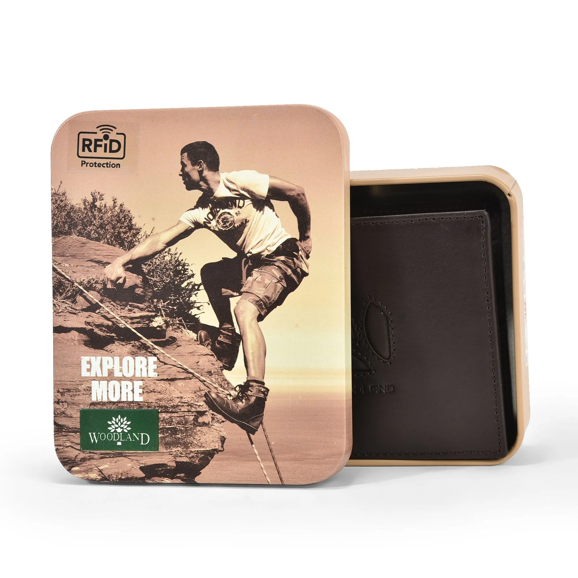 Dark brown Leather wallet for men - Thumbnail 4