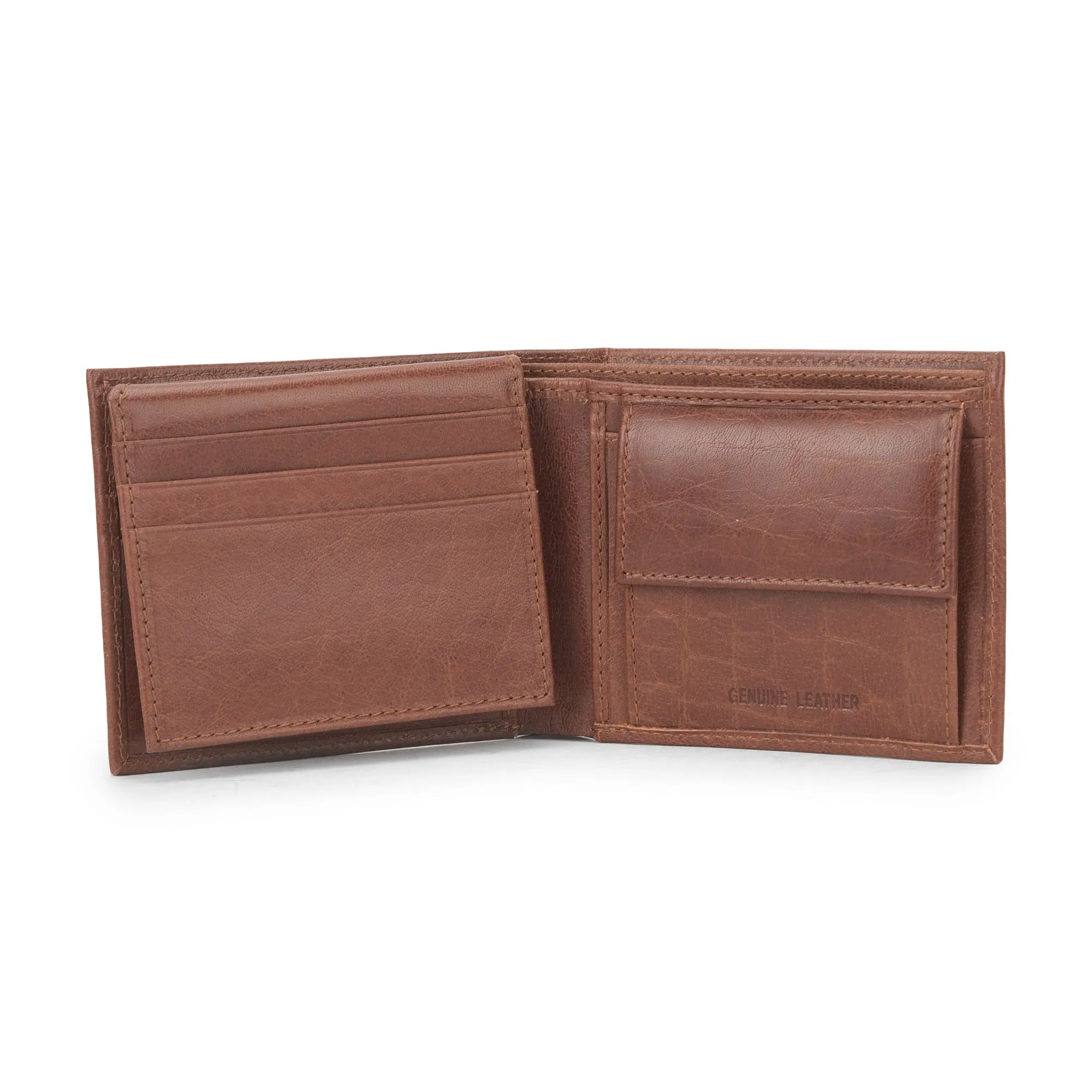 Tan Leather wallet for men - Thumbnail 4