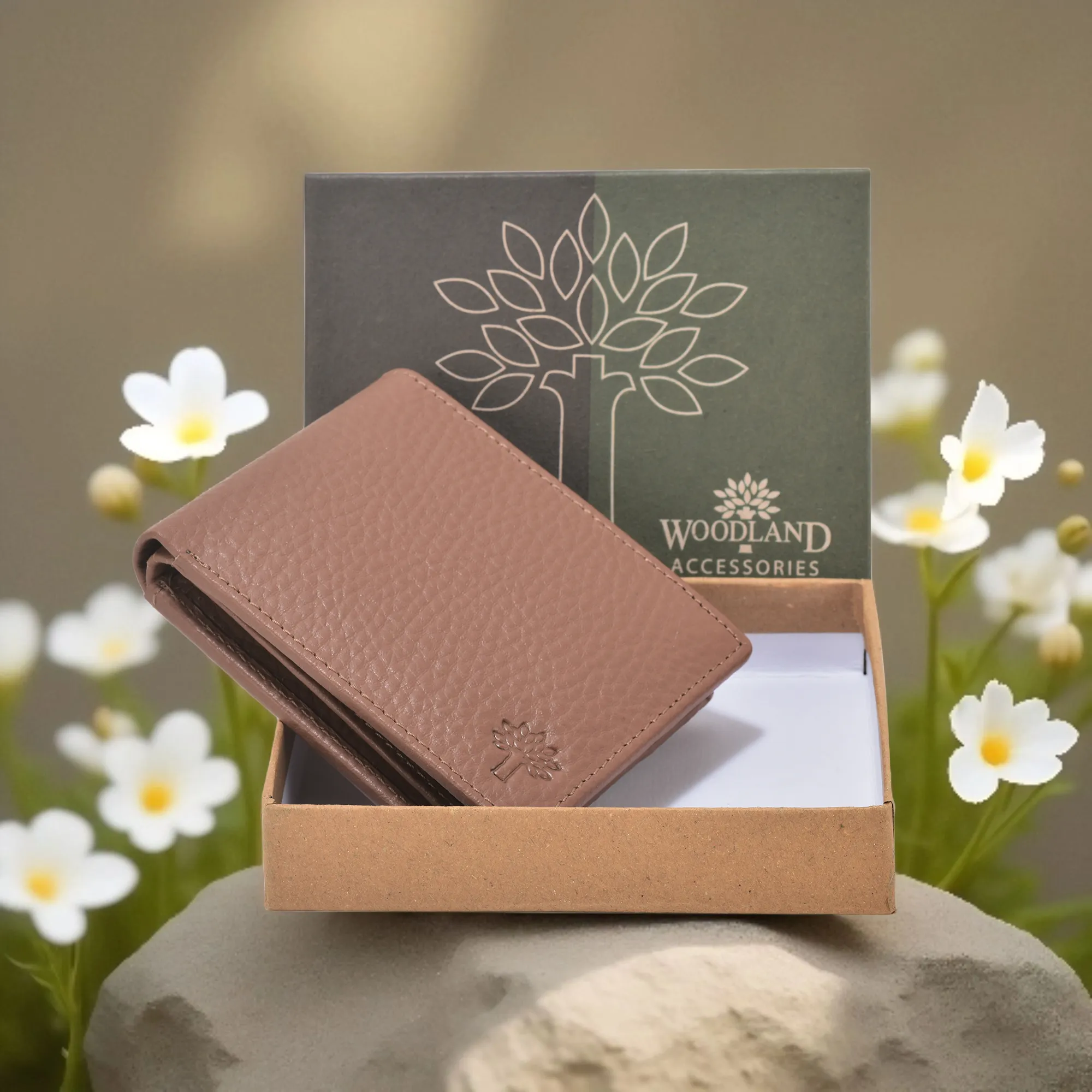 Softy Leather Tan Wallet For Men - Thumbnail 6