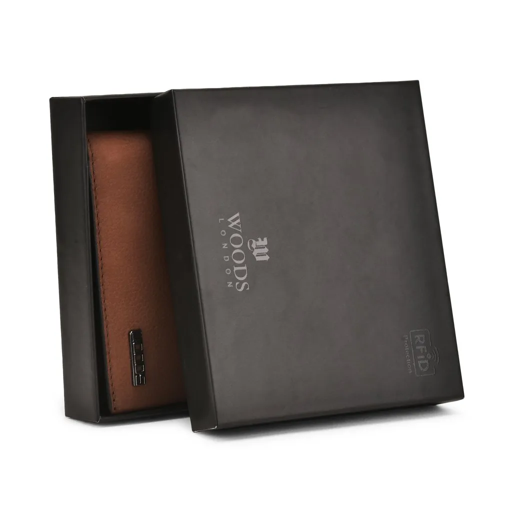 Tan Bifold Wallet for Men - Thumbnail 5