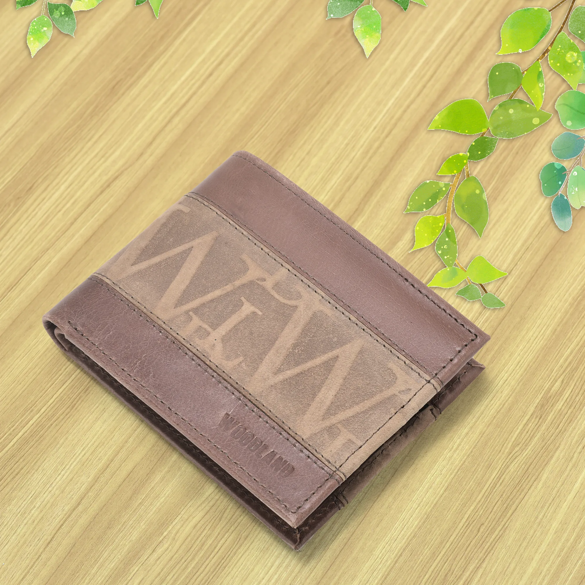 Rustic Softy Leather Men Brown Wallet - Thumbnail 4