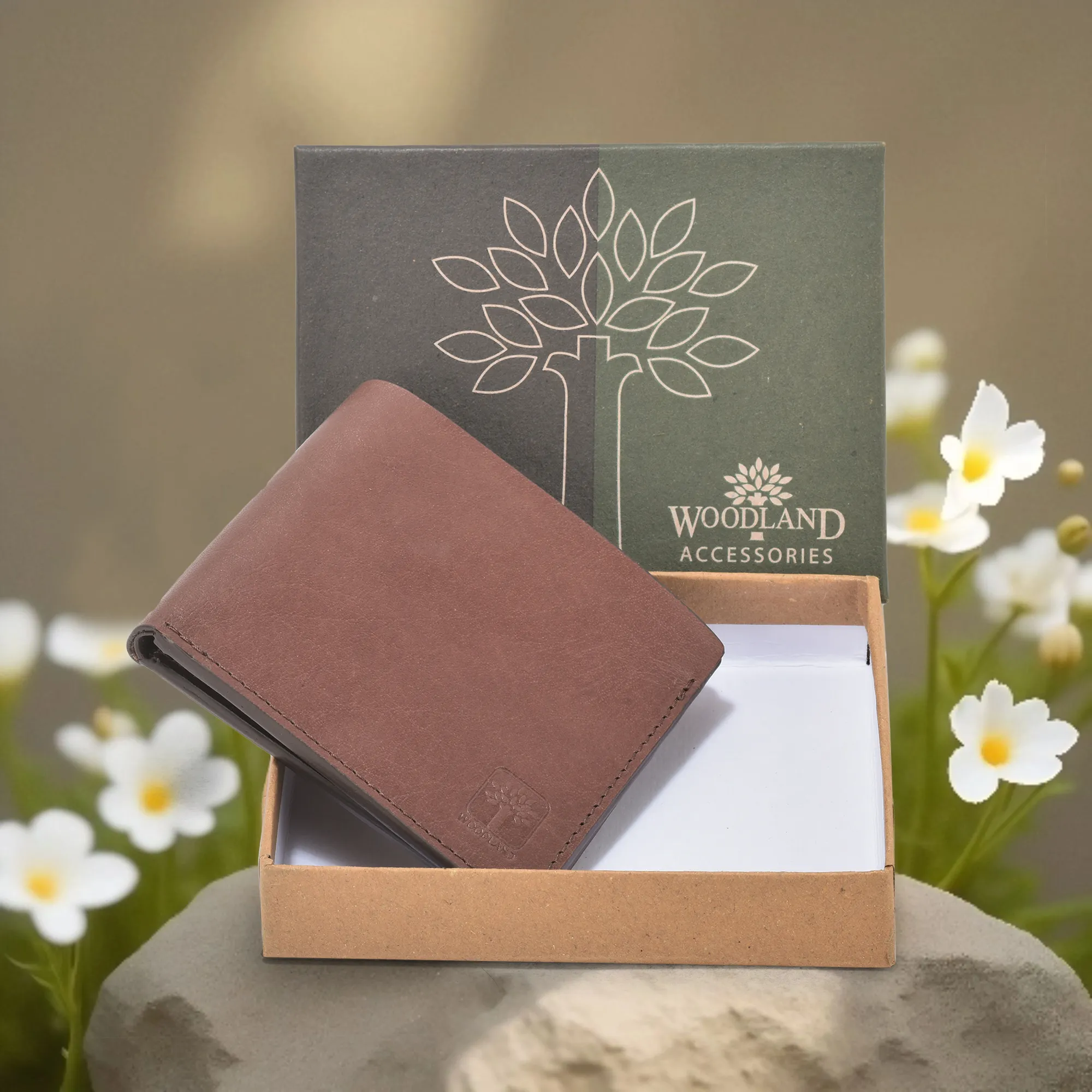 Brown Softy Leather Wallet For Men - Thumbnail 5