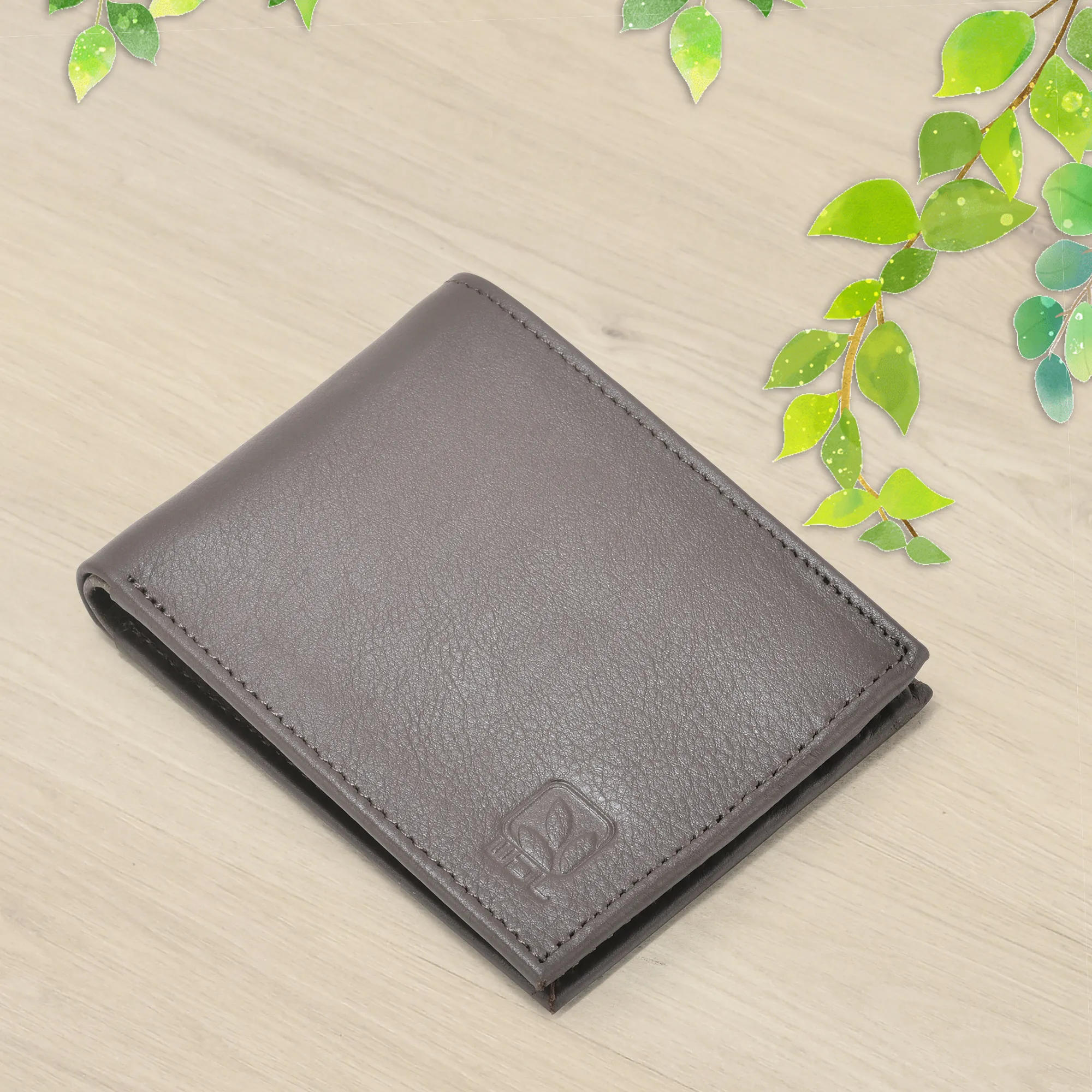 Woodland Men Brown Softy Leather Wallet - Thumbnail 4