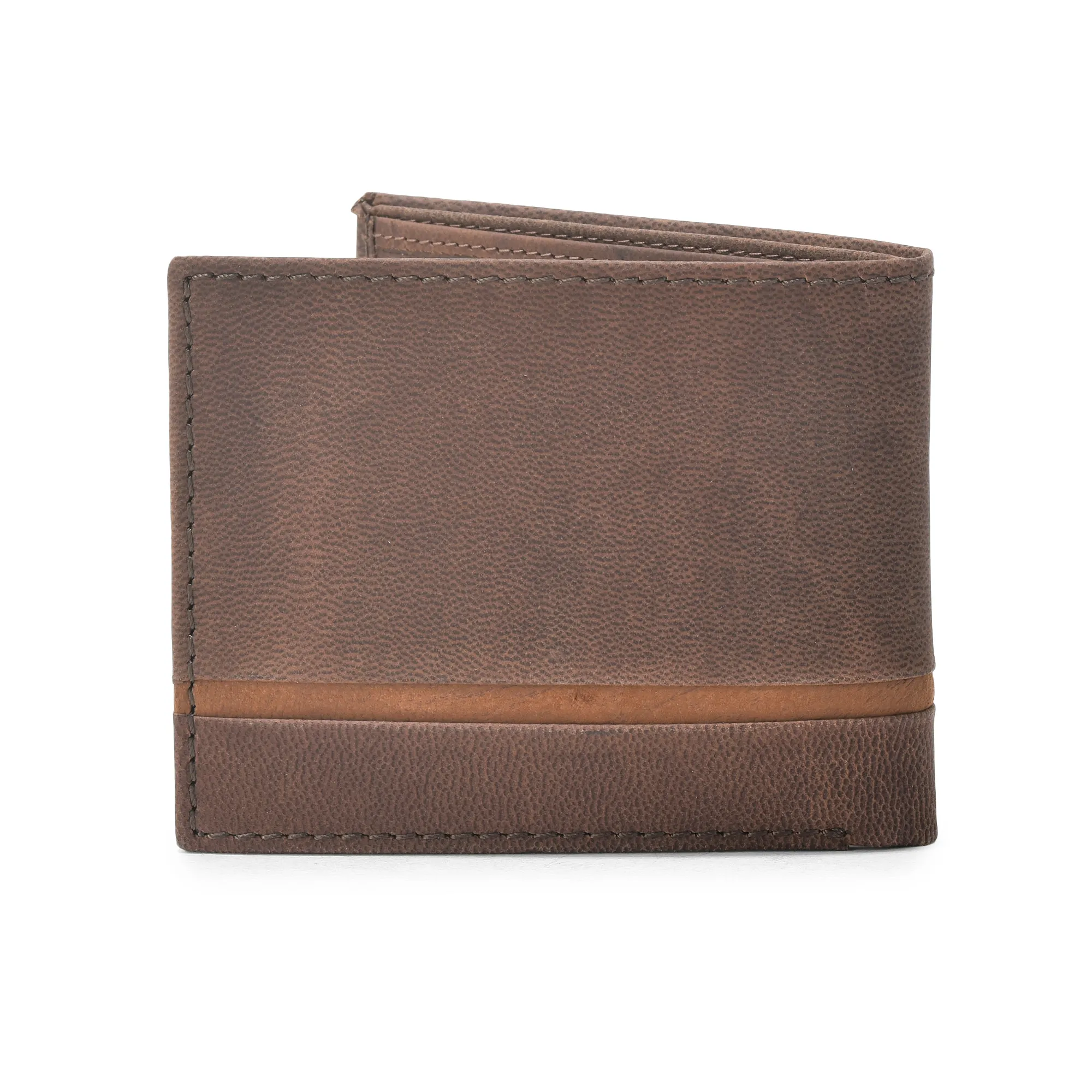 Woodland Brown Oil Pull Up Wallet - Thumbnail 2