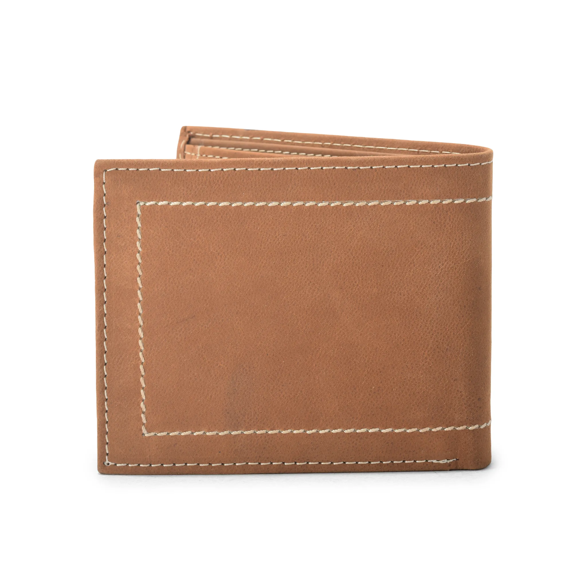 Woodland Rust Nubuck Wallet For Men - Thumbnail 2