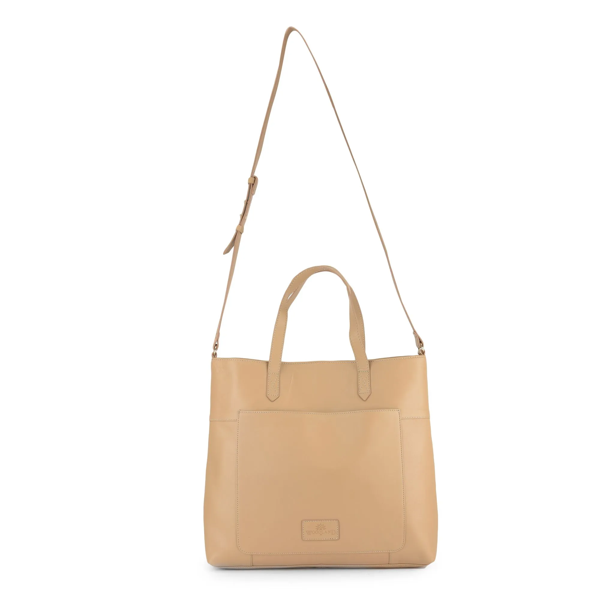 Beige Tote bag for women - Thumbnail 2