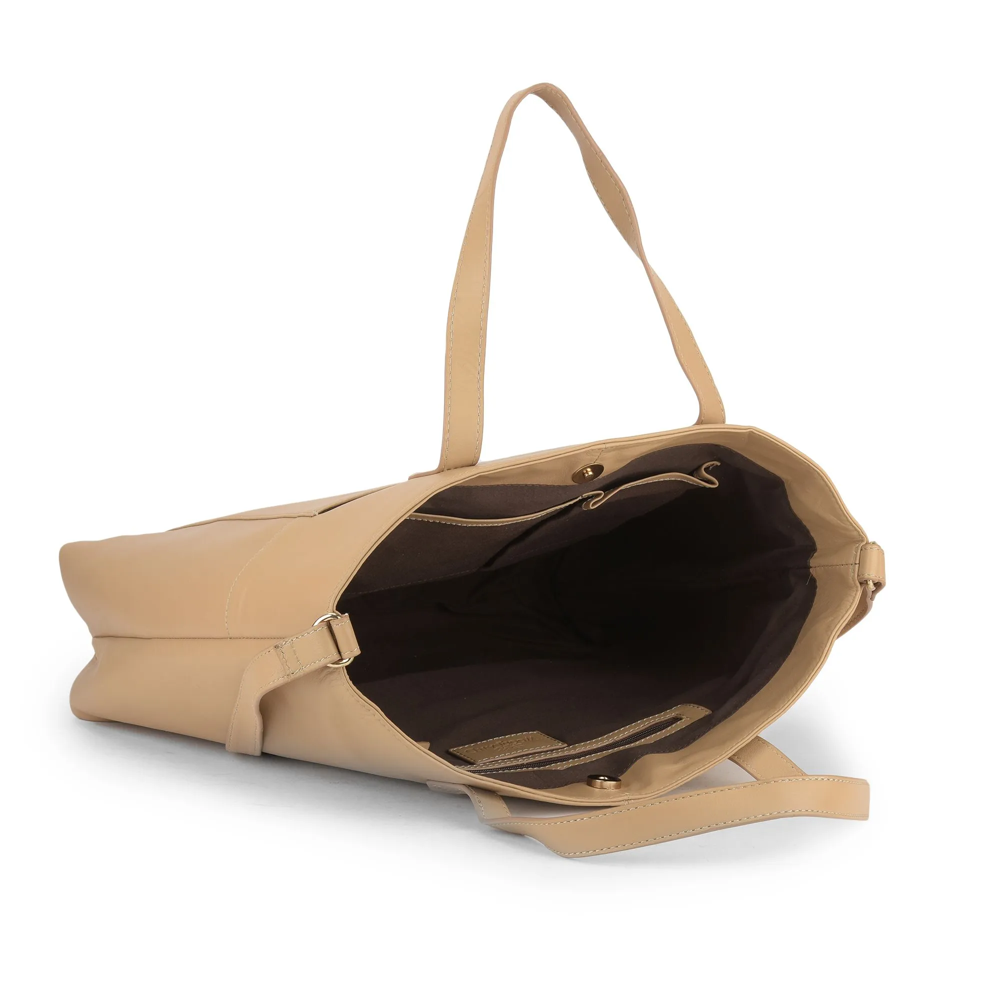 Beige Tote bag for women - Thumbnail 7