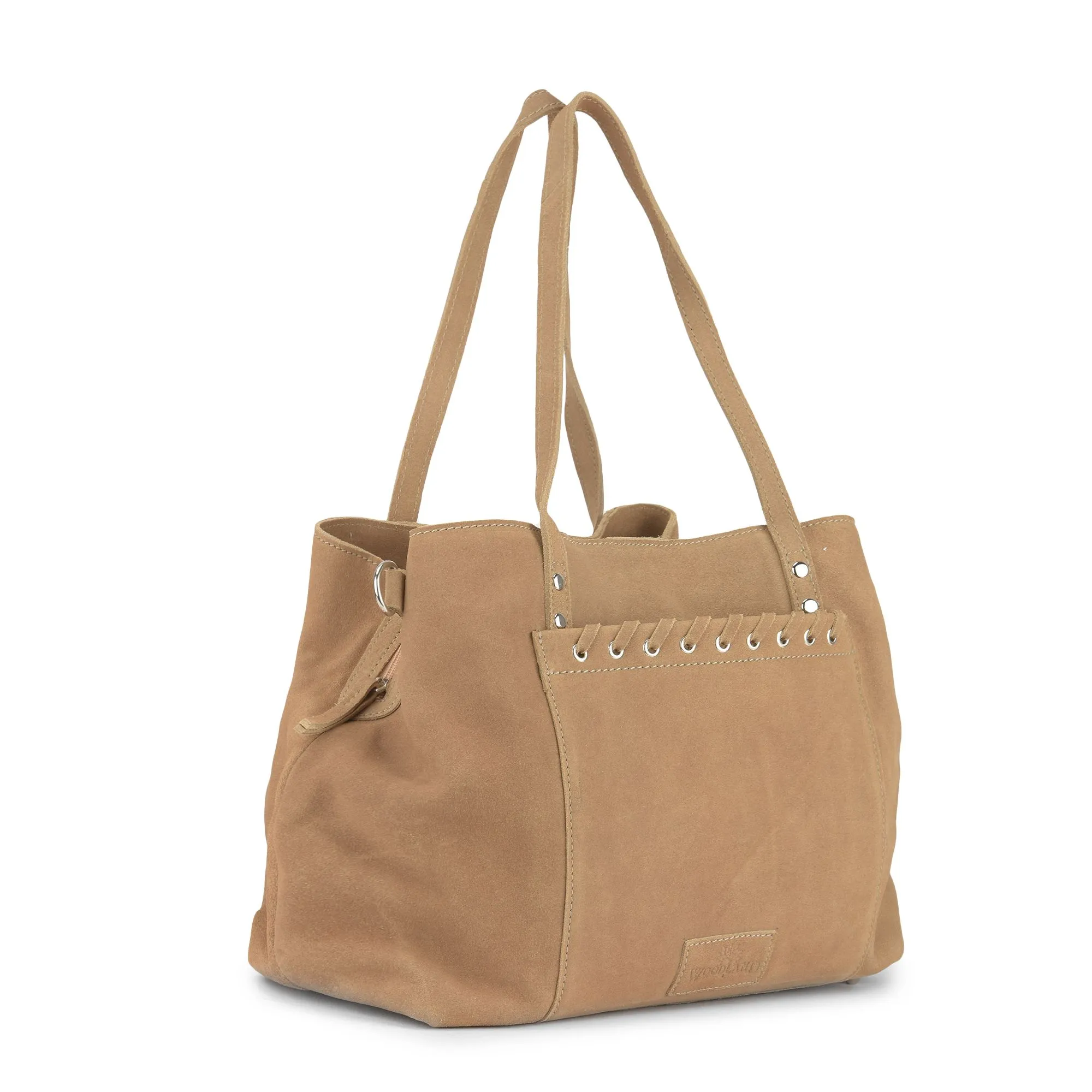 Beige Tote bag for women - Thumbnail 3