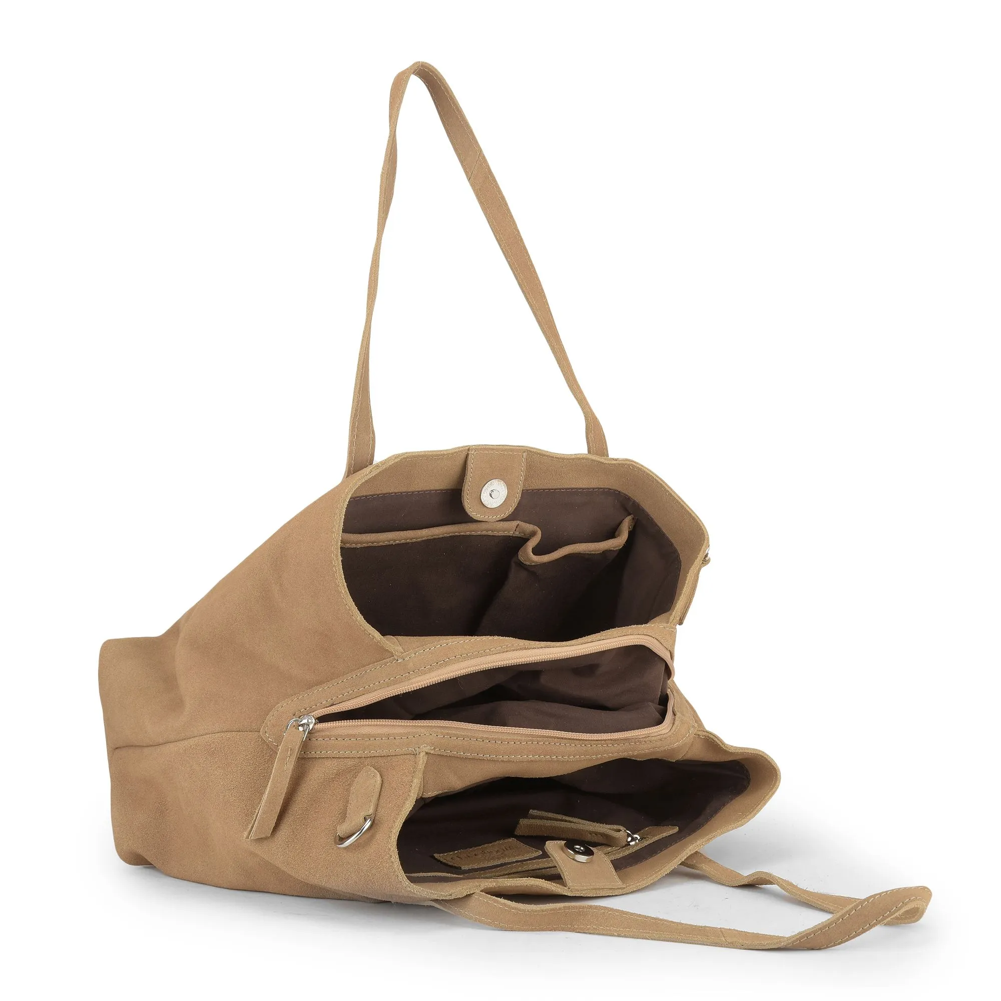 Beige Tote bag for women - Thumbnail 7