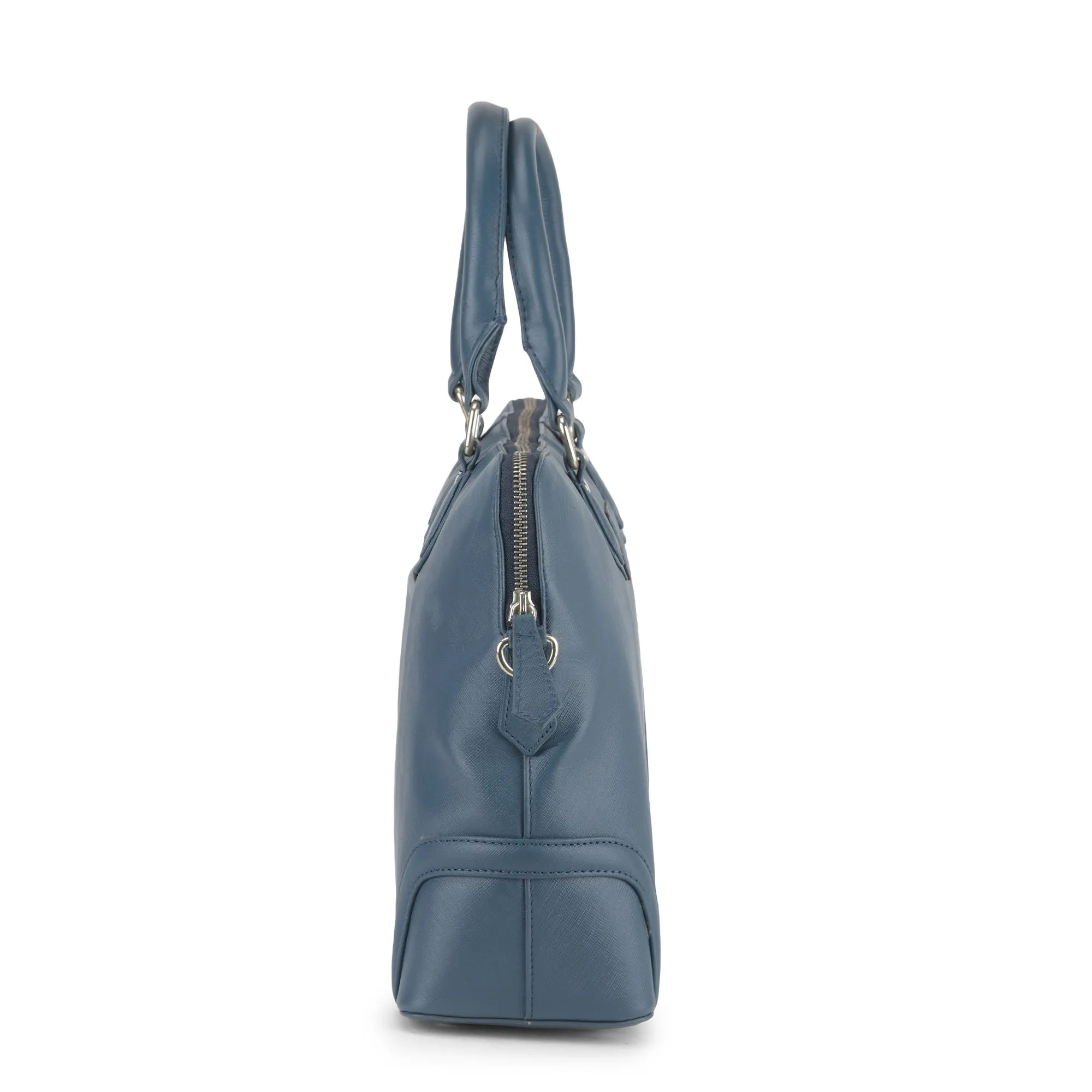 Blue handbag for women - Thumbnail 4