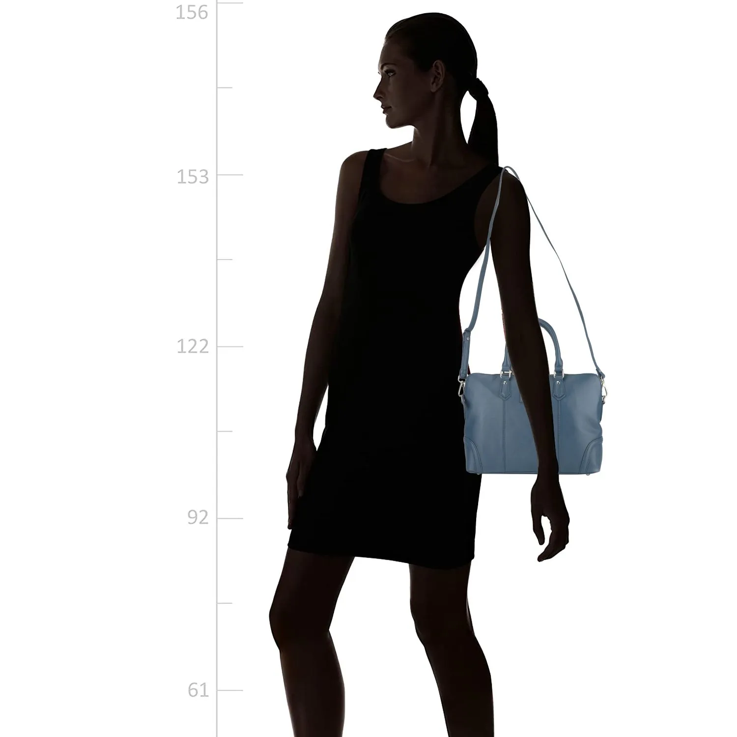 Blue handbag for women - Thumbnail 8