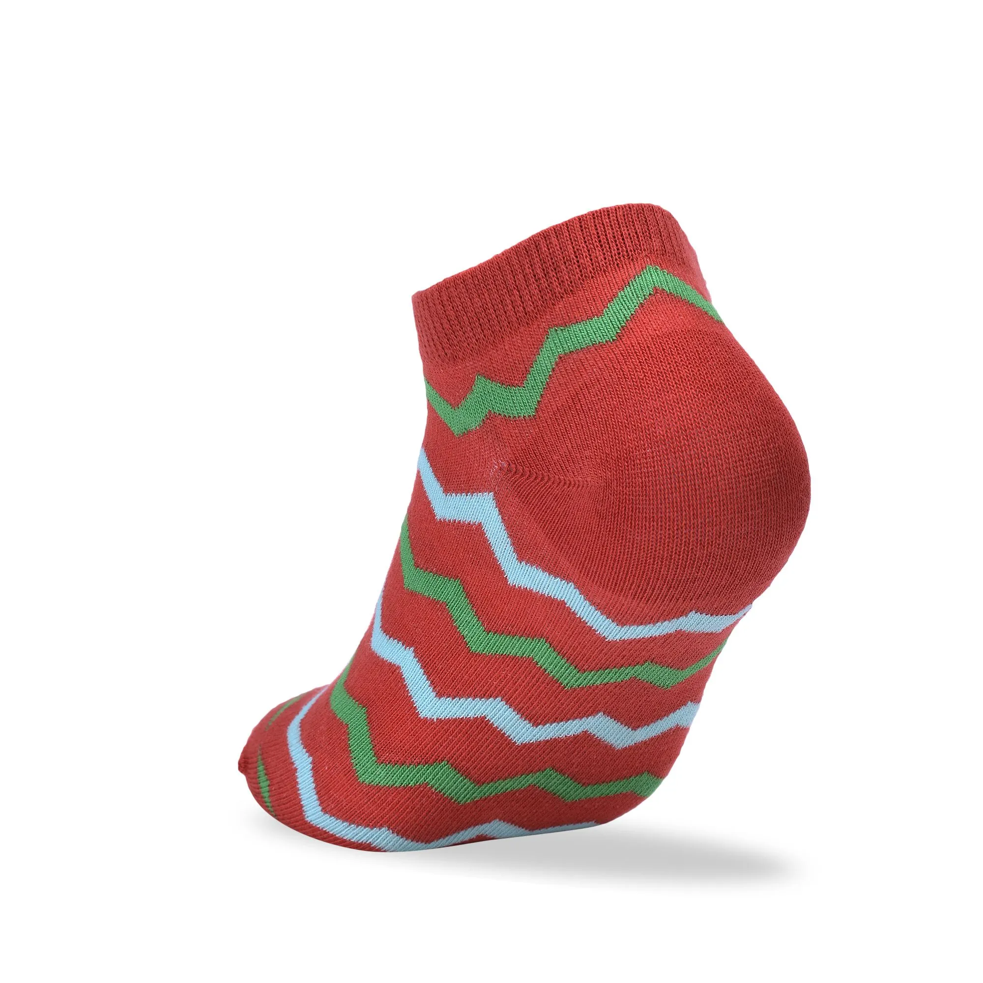 Red ankle socks for women - Thumbnail 2