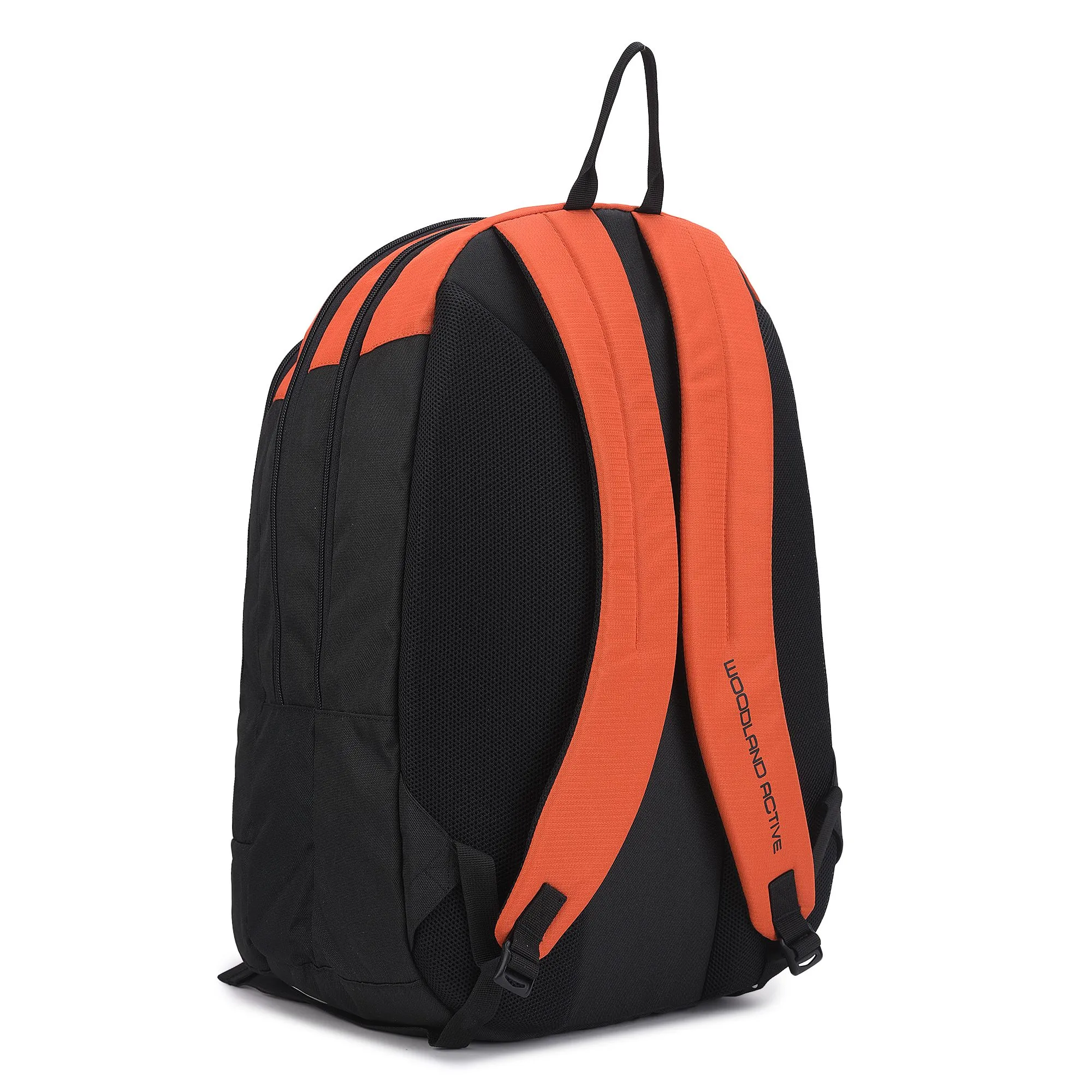 ORANGE/BLACK unisex backpack - Thumbnail 4