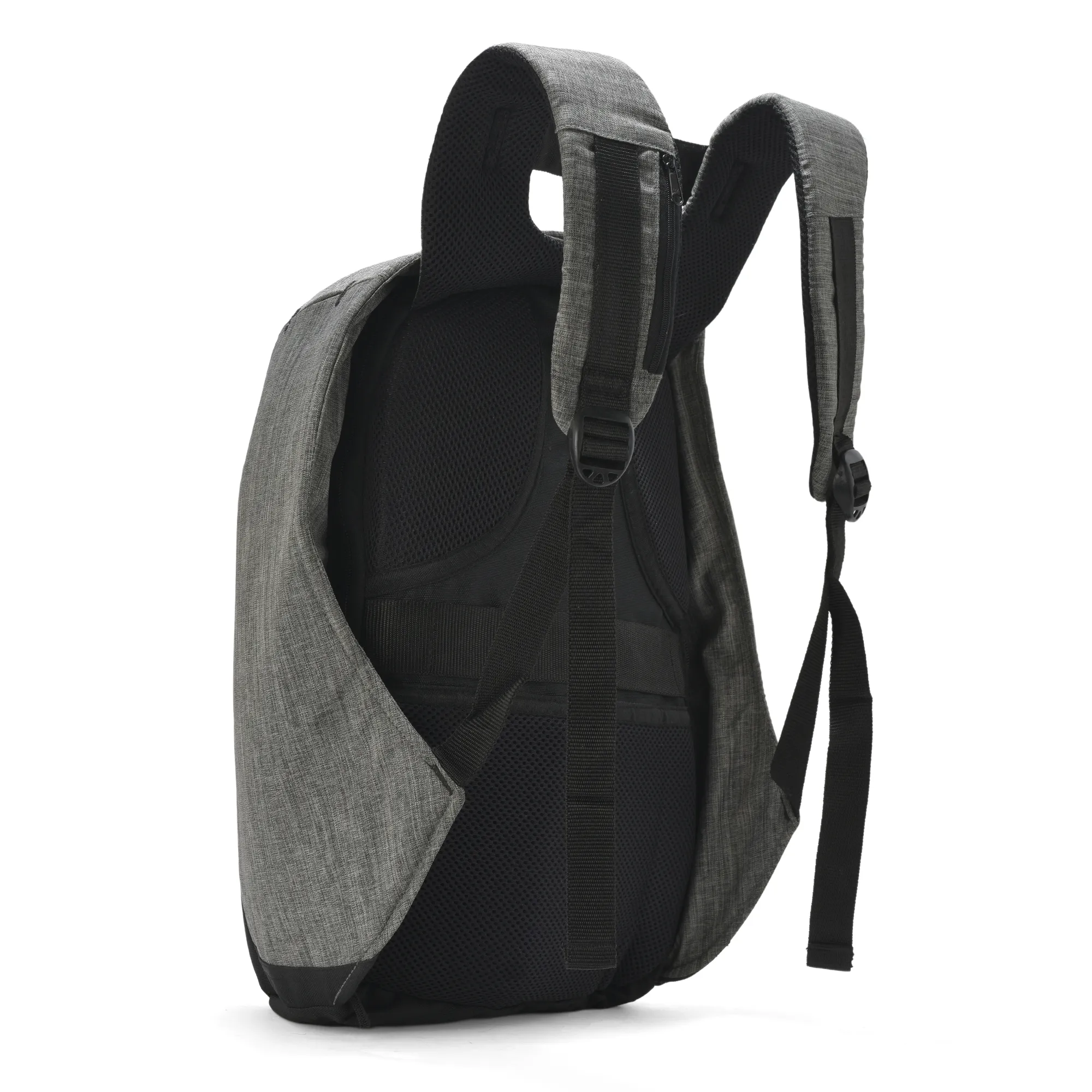 Woodland Grey Unisex Polyester Backpack - Thumbnail 4