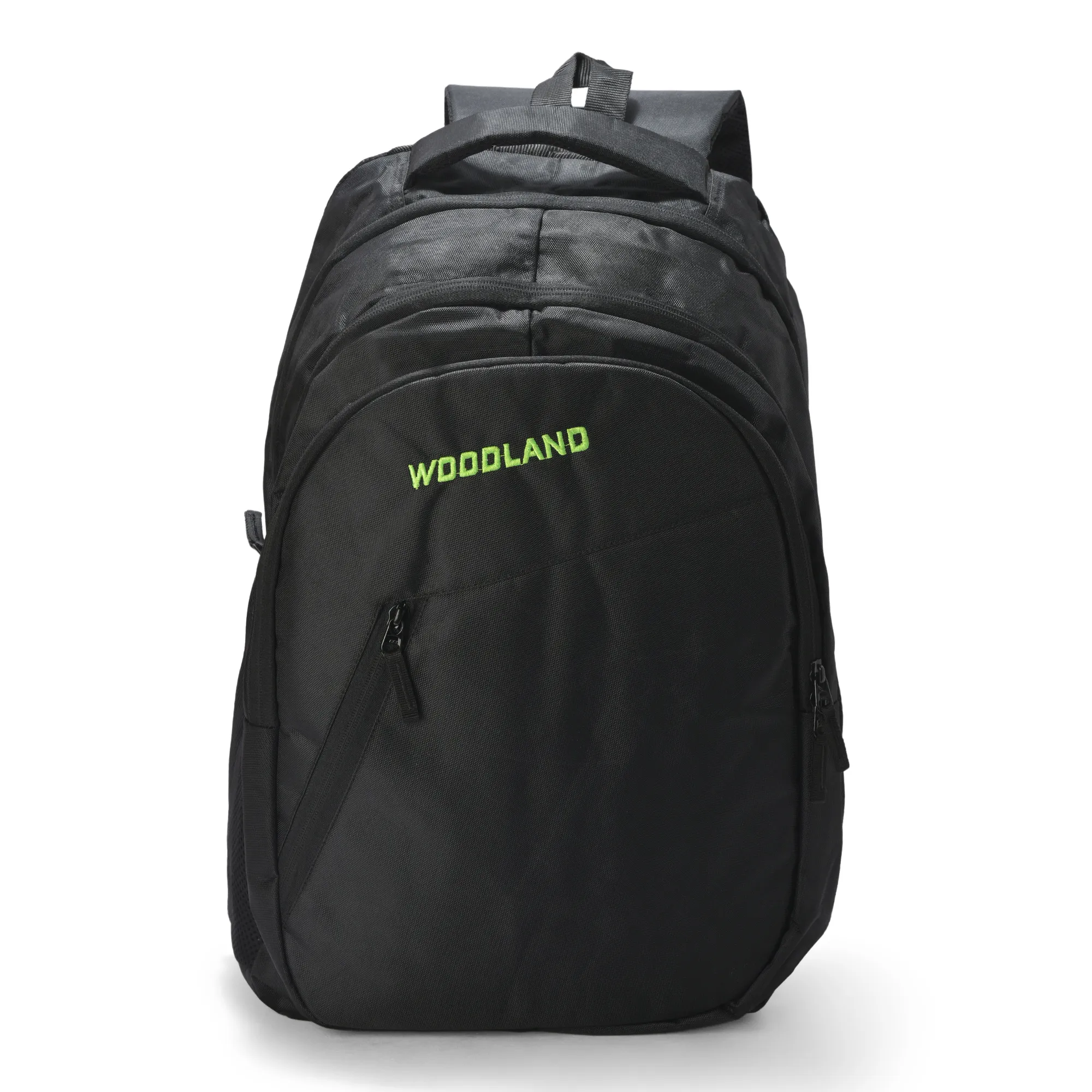 Woodland Black Polyester Unisex Backpack - Thumbnail 2