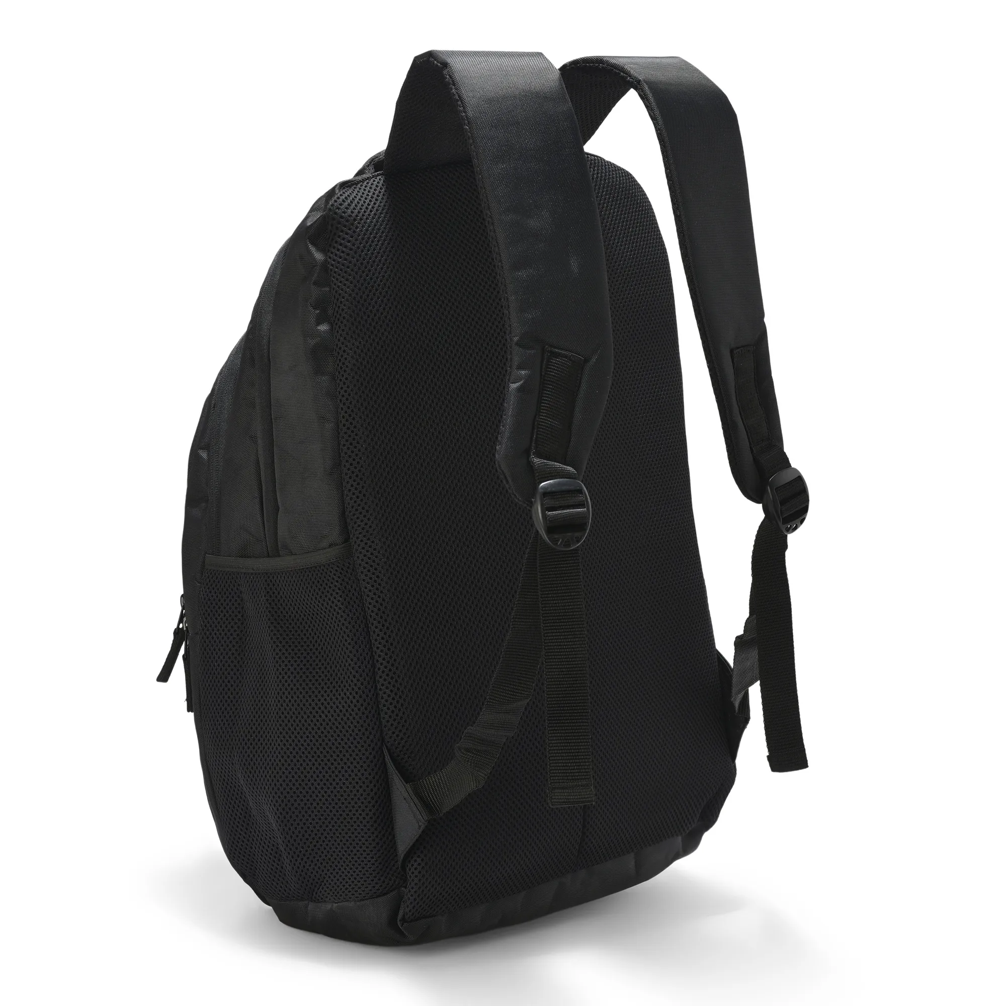 Woodland Black Polyester Unisex Backpack - Thumbnail 4
