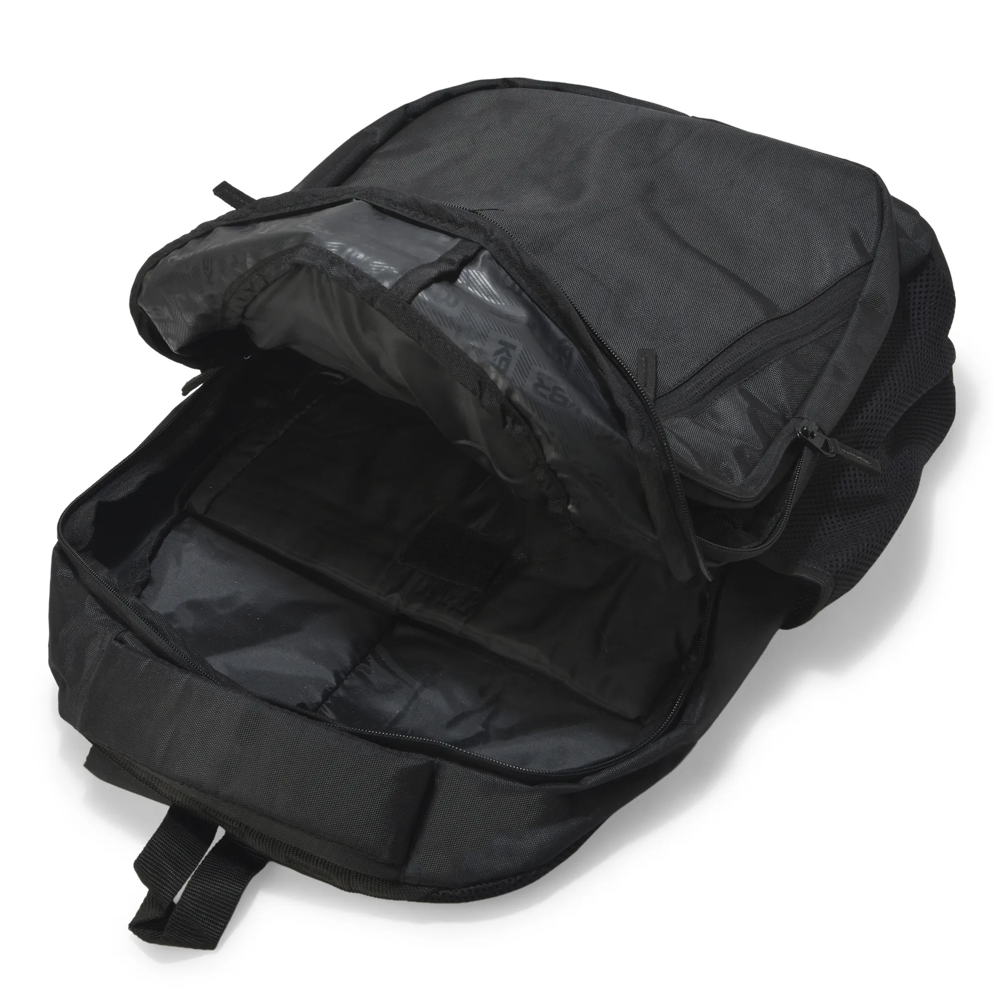 Woodland Black Polyester Unisex Backpack - Thumbnail 5