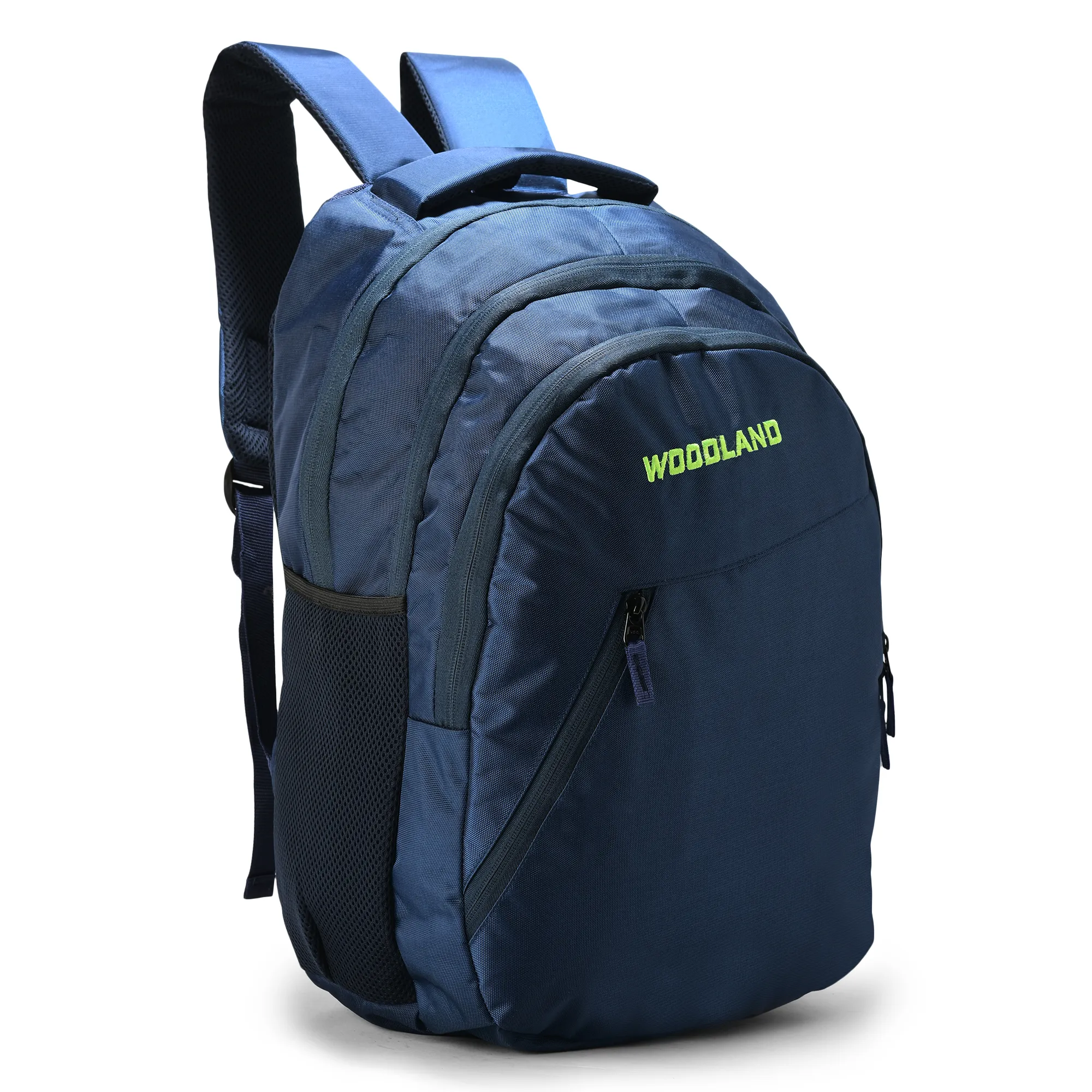 Woodland Unisex Navy Blue Polyster Backpack - Thumbnail 2