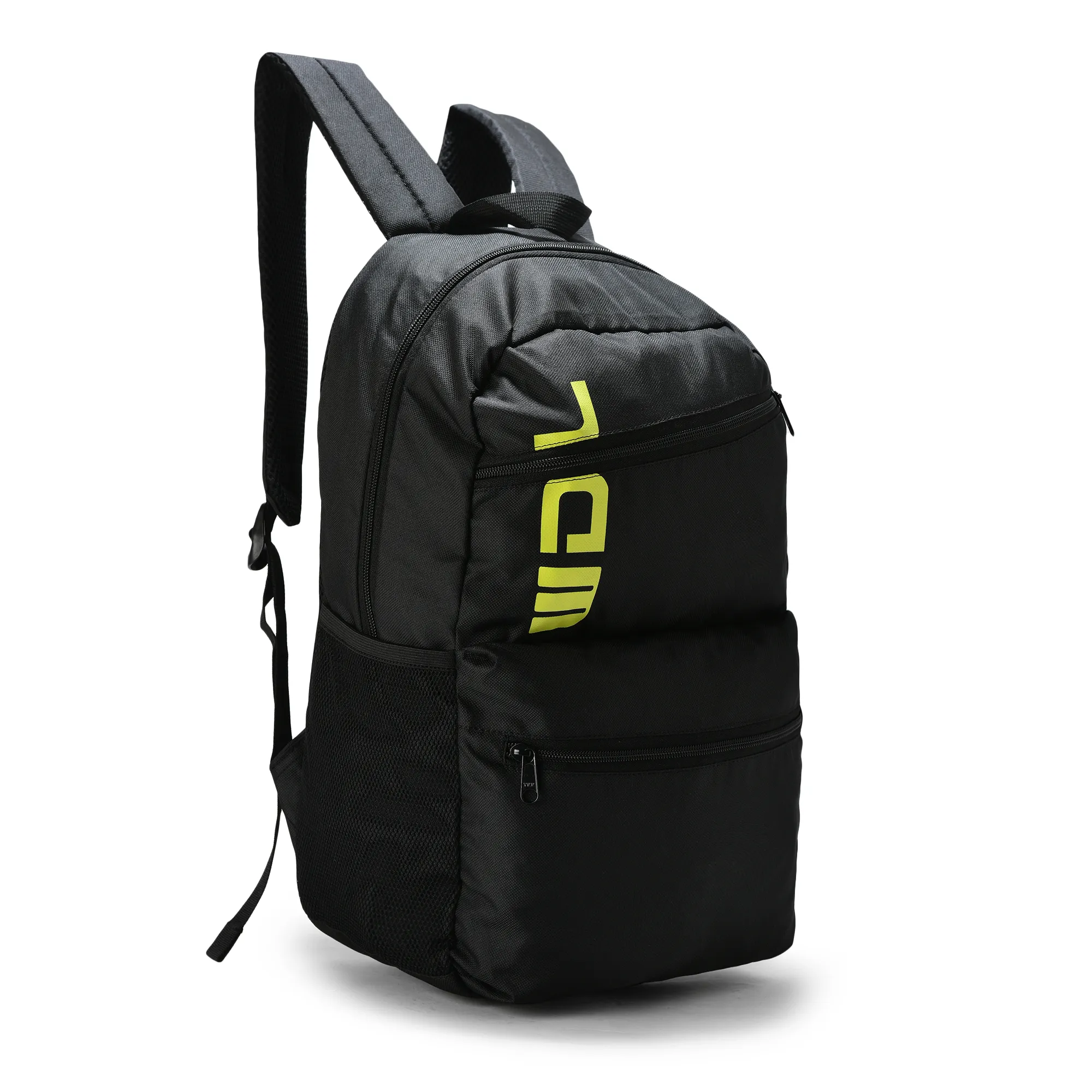 Black Unisex Backpack - Thumbnail 2