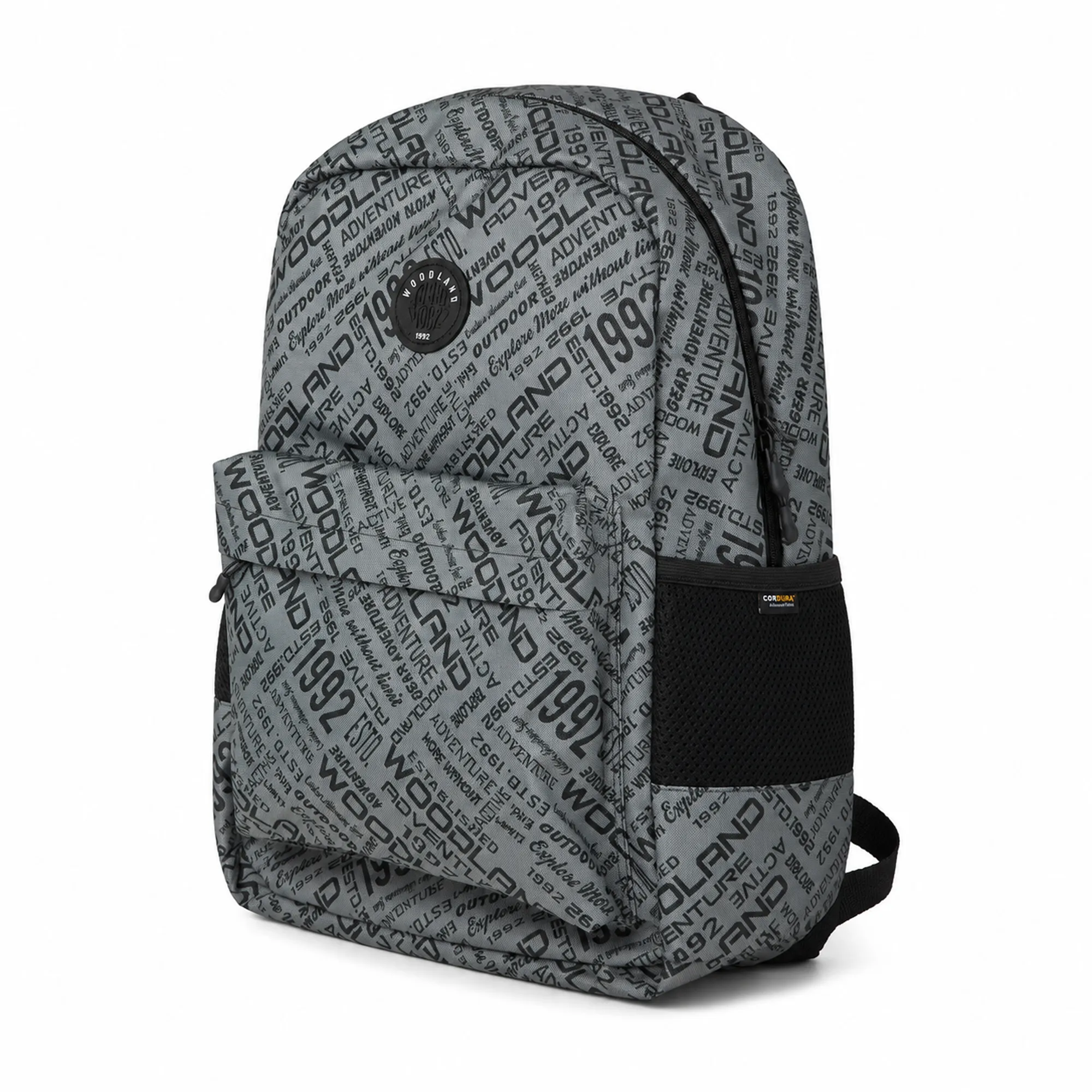 Woodland Unisex Blue Outdoor Printed Backpack - Thumbnail 2