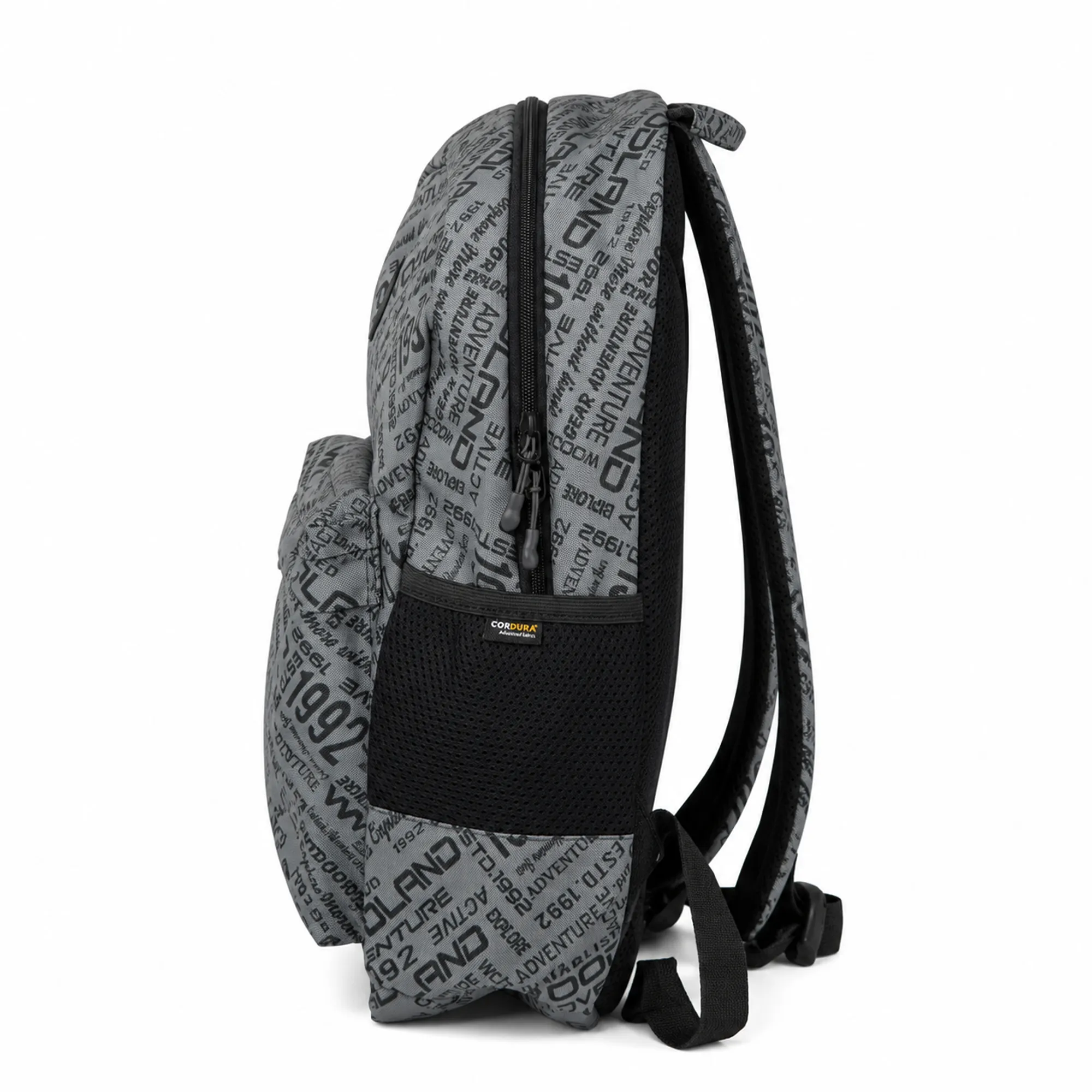Woodland Unisex Blue Outdoor Printed Backpack - Thumbnail 3
