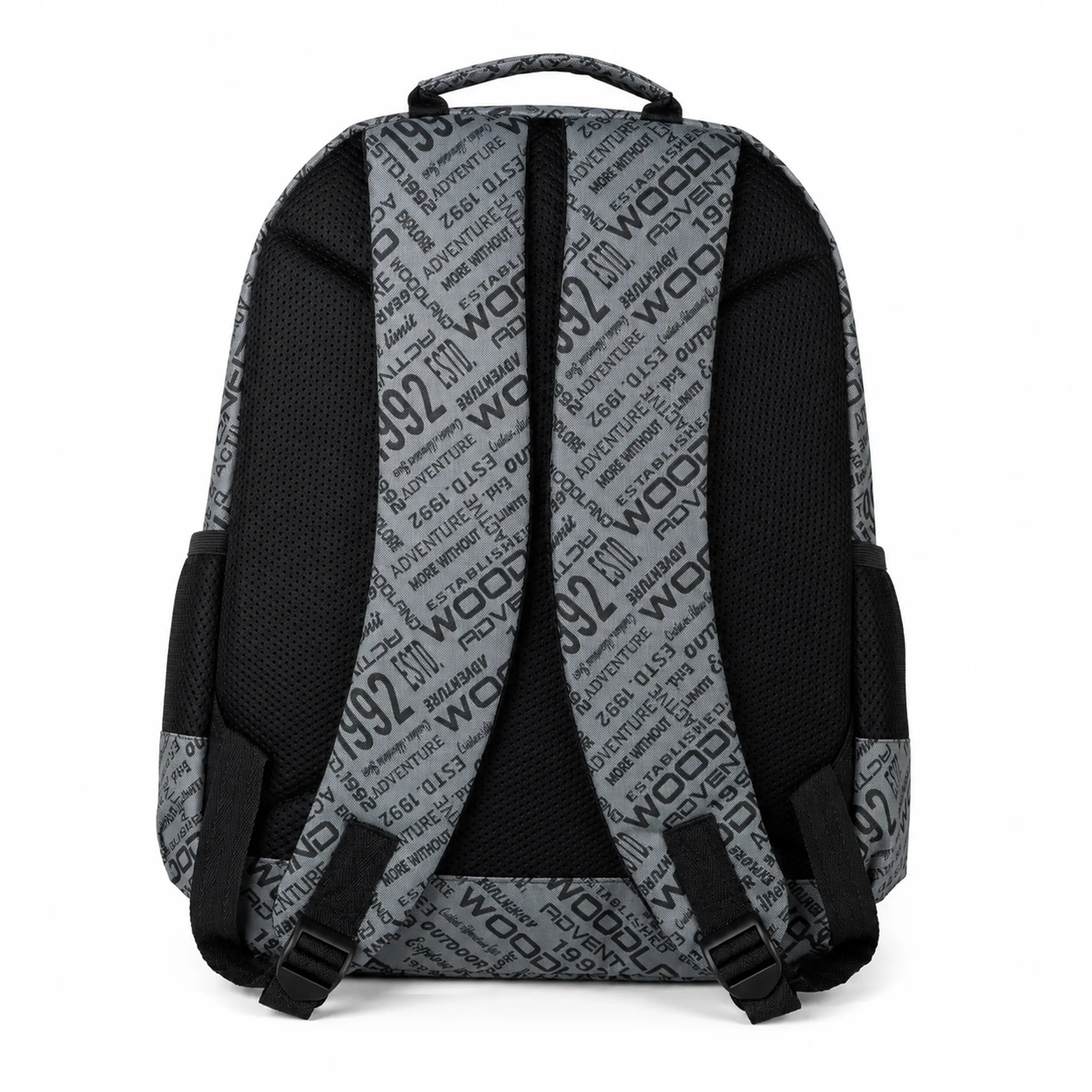 Woodland Unisex Blue Outdoor Printed Backpack - Thumbnail 4