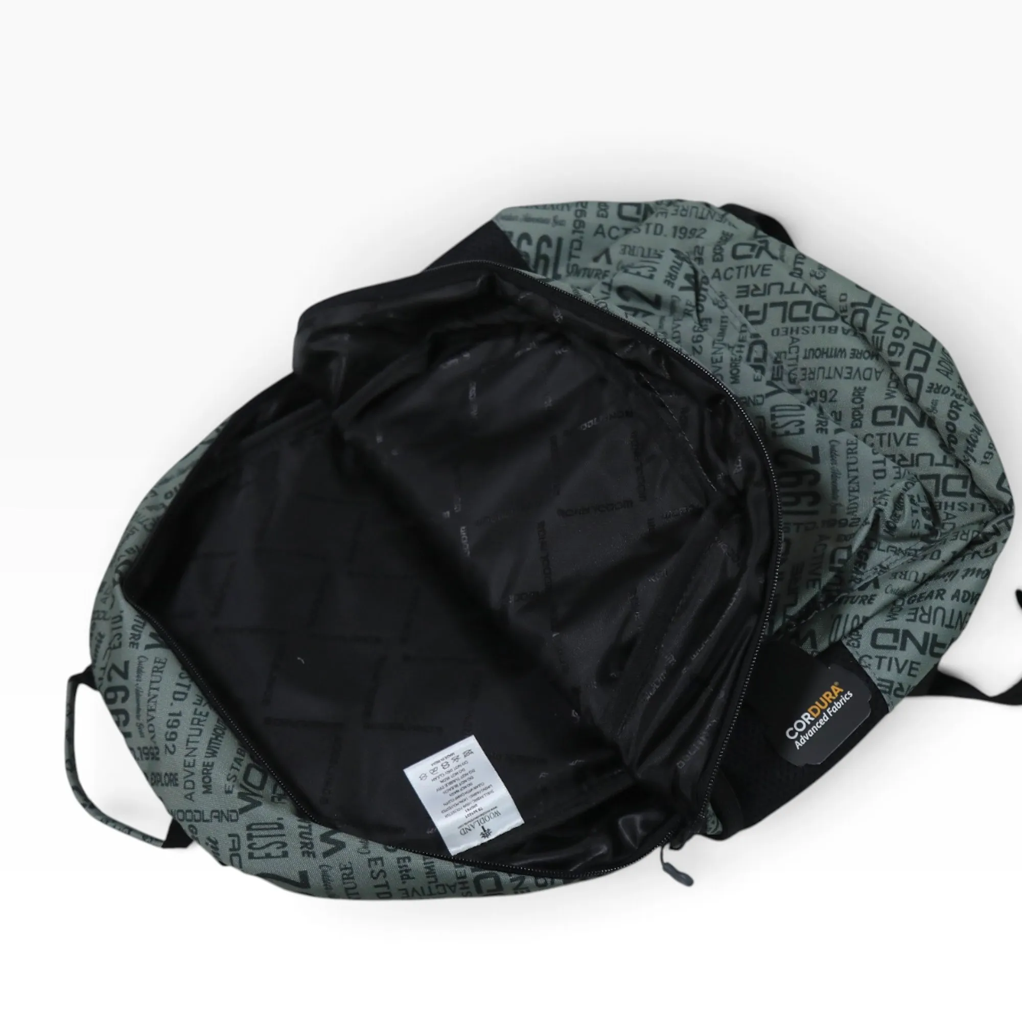 Woodland Unisex Blue Outdoor Printed Backpack - Thumbnail 5