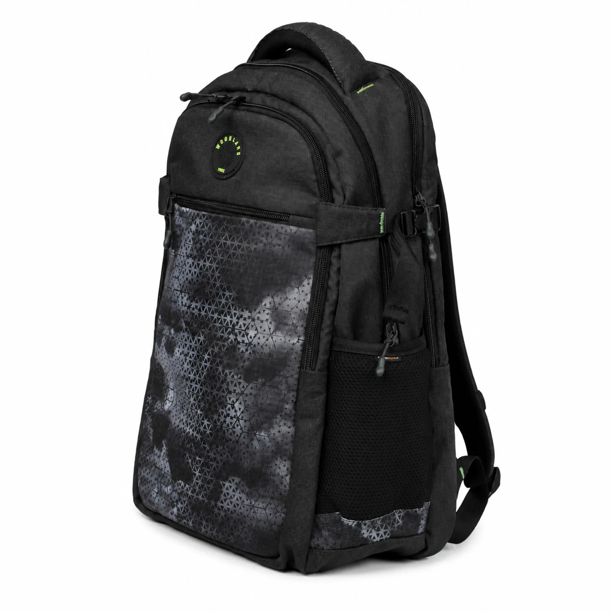 Woodland Unisex Black/Grey Adventure Backpack - Thumbnail 2