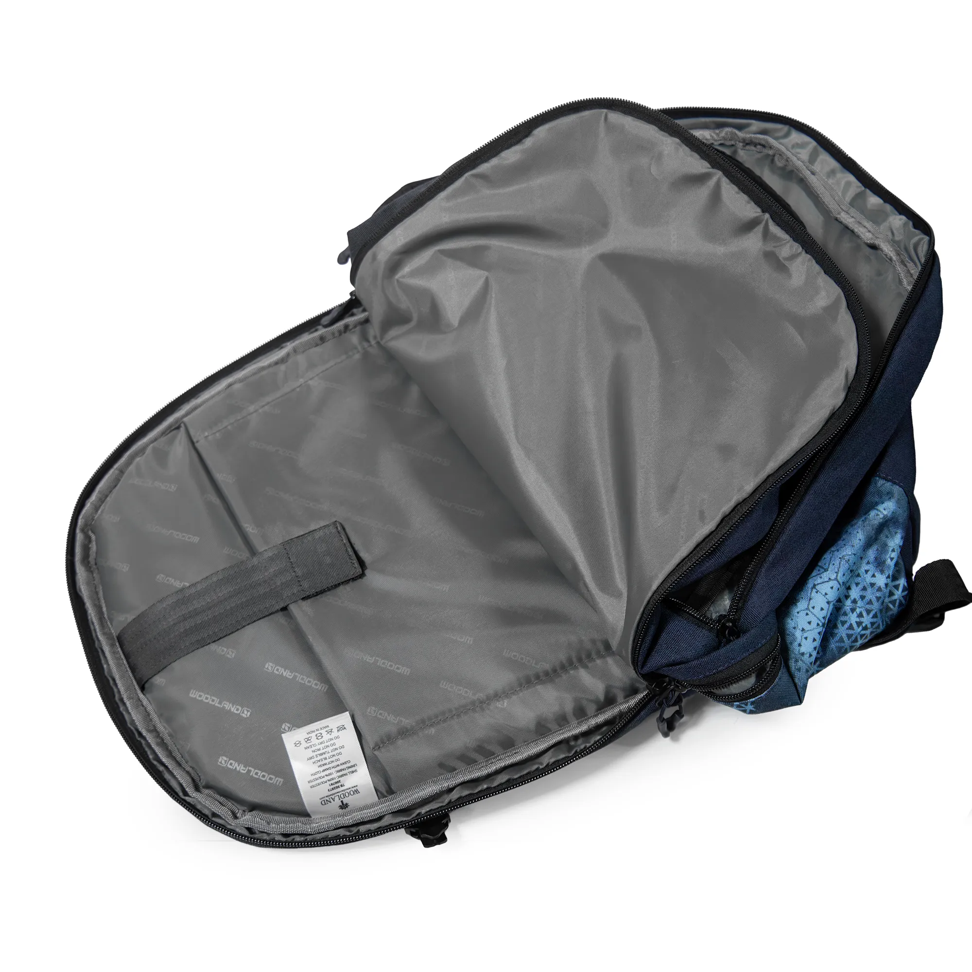 Woodland Unisex Navy/Blue Adventure Backpack - Thumbnail 5
