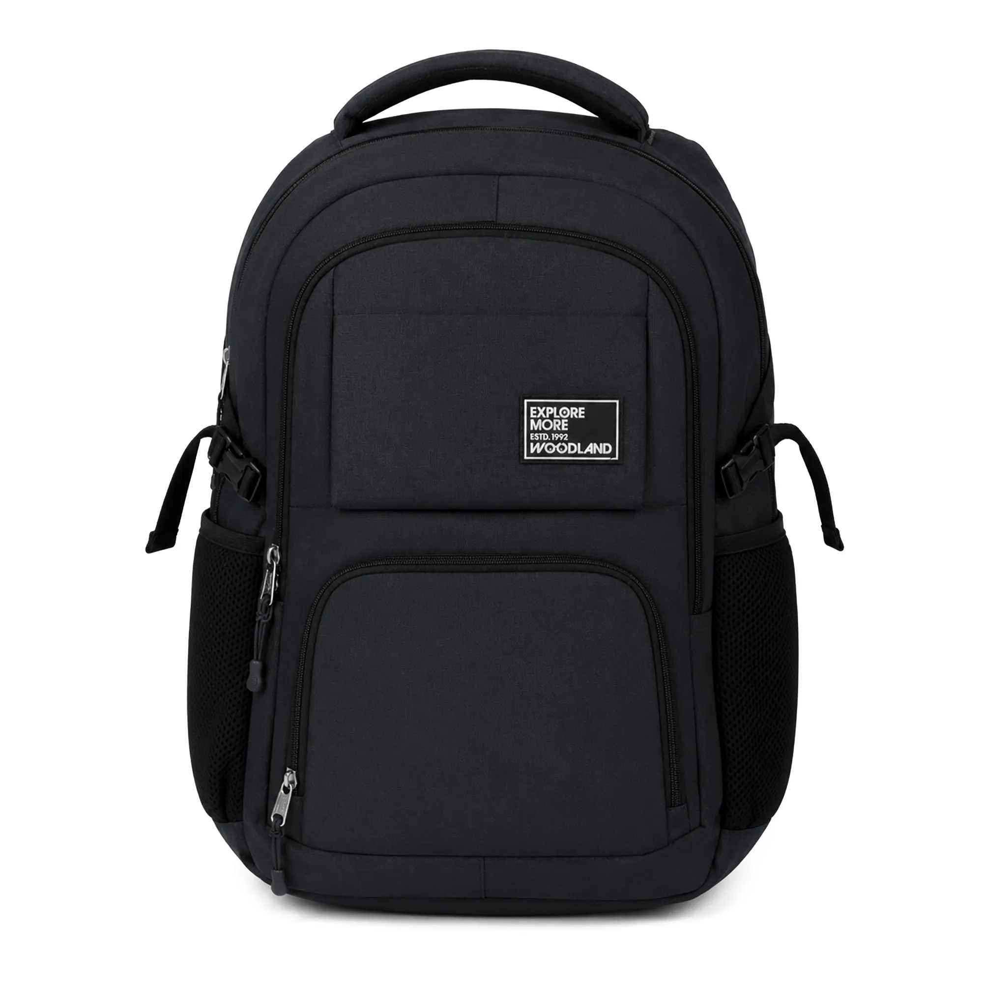 Woodland Unisex Anthra Melange Polyester Multi-Compartment Backpack - Thumbnail 2