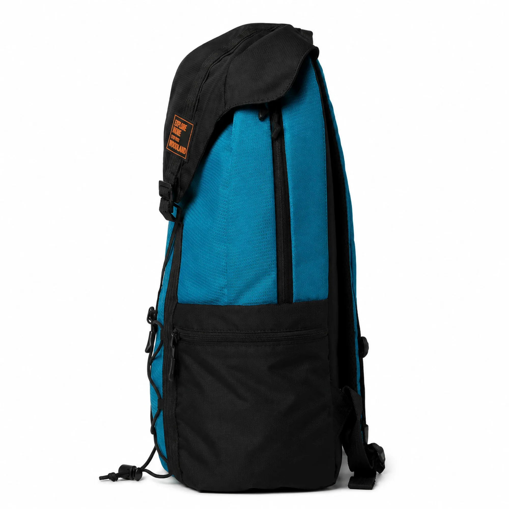 Woodland Unisex Turquoise/Black Utility Backpack - Thumbnail 3