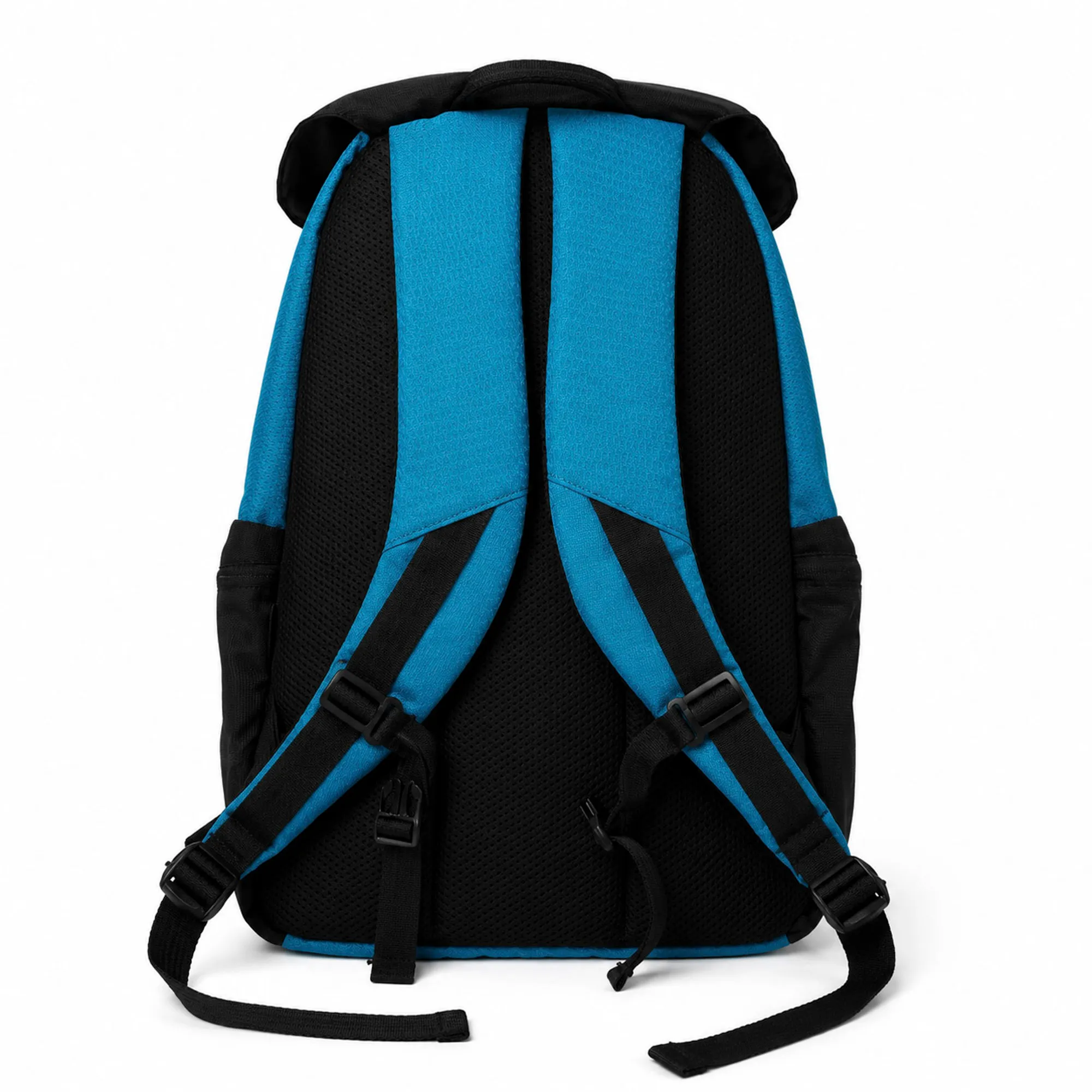 Woodland Unisex Turquoise/Black Utility Backpack - Thumbnail 4