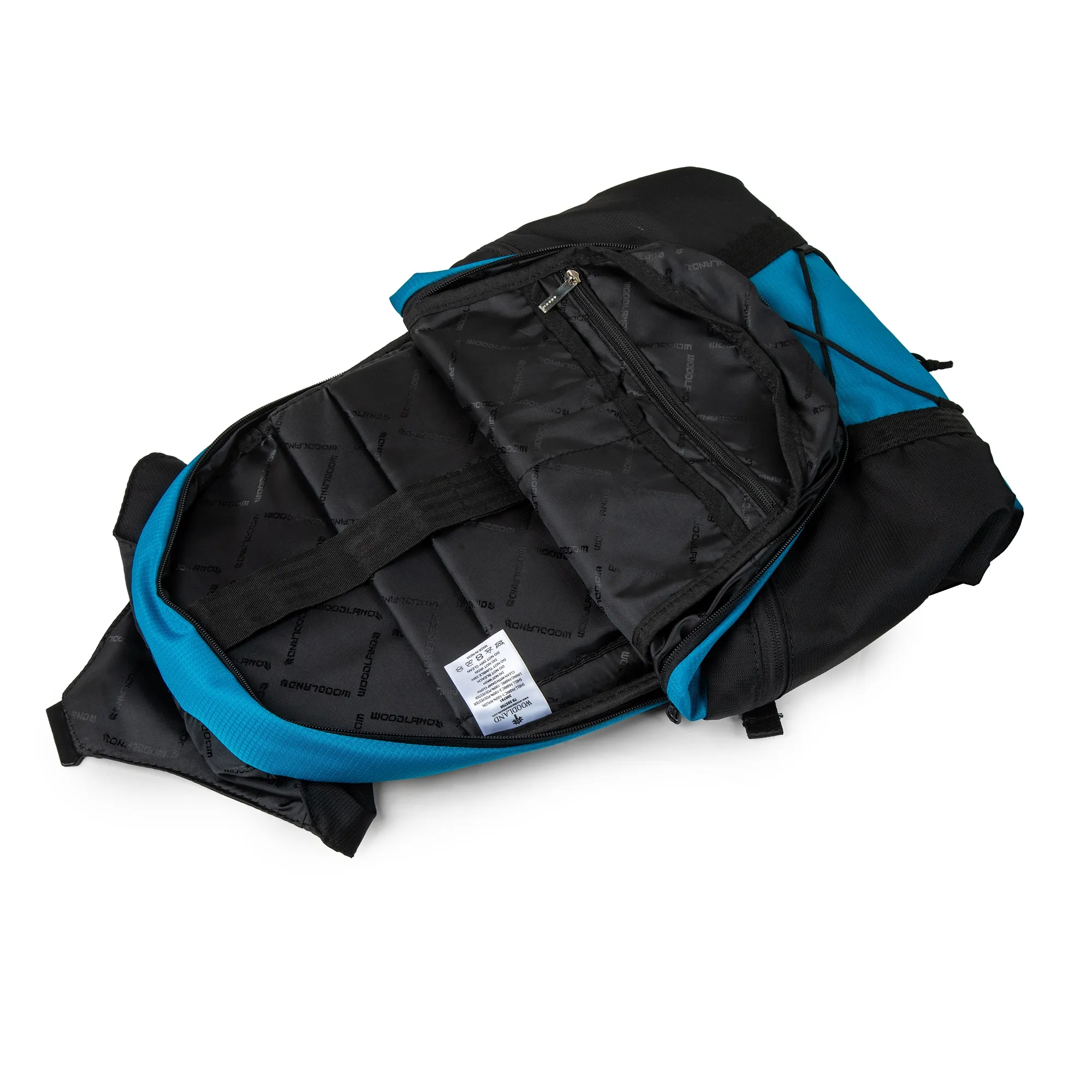 Woodland Unisex Turquoise/Black Utility Backpack - Thumbnail 5