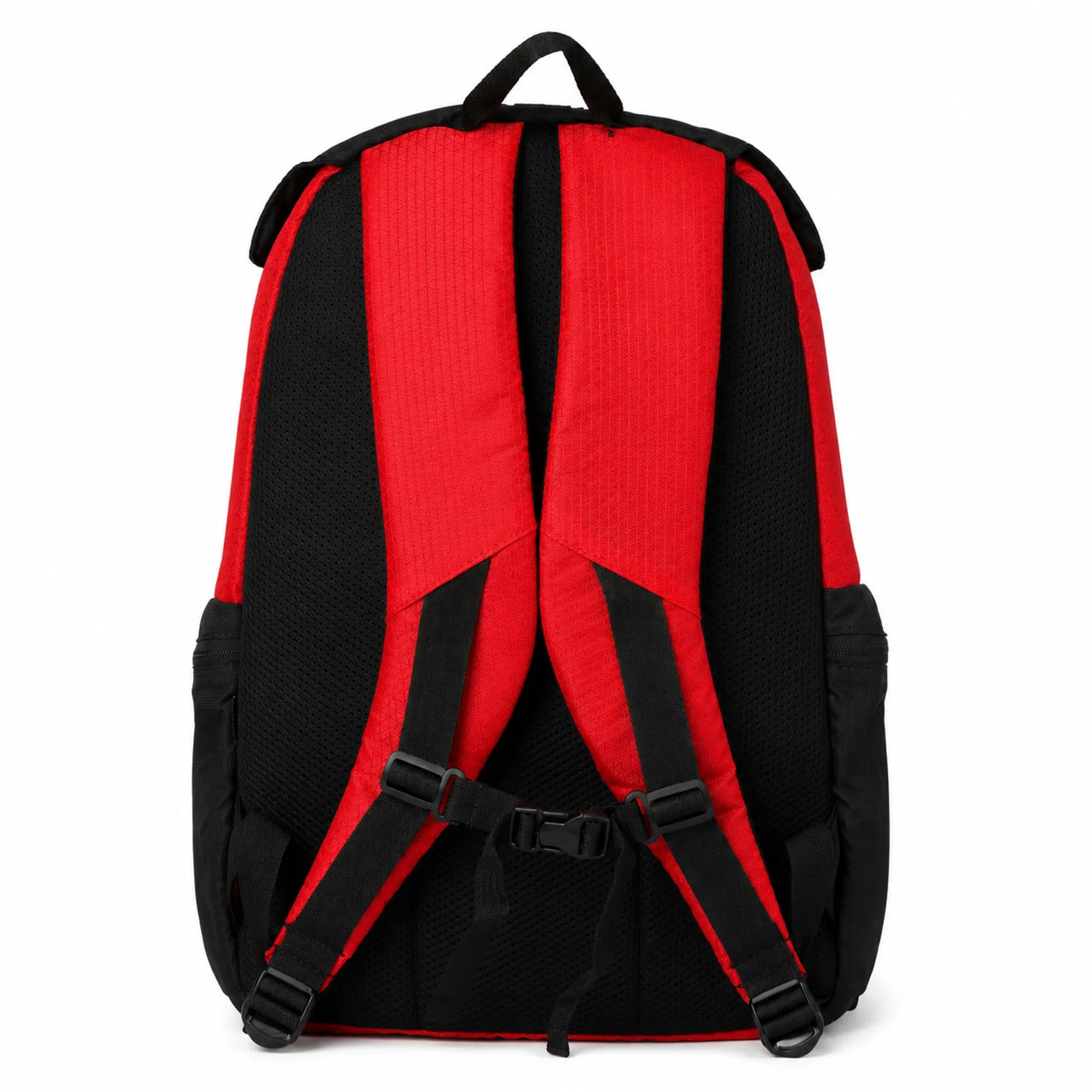 Woodland Unisex Red/Black Utility Backpack - Thumbnail 4