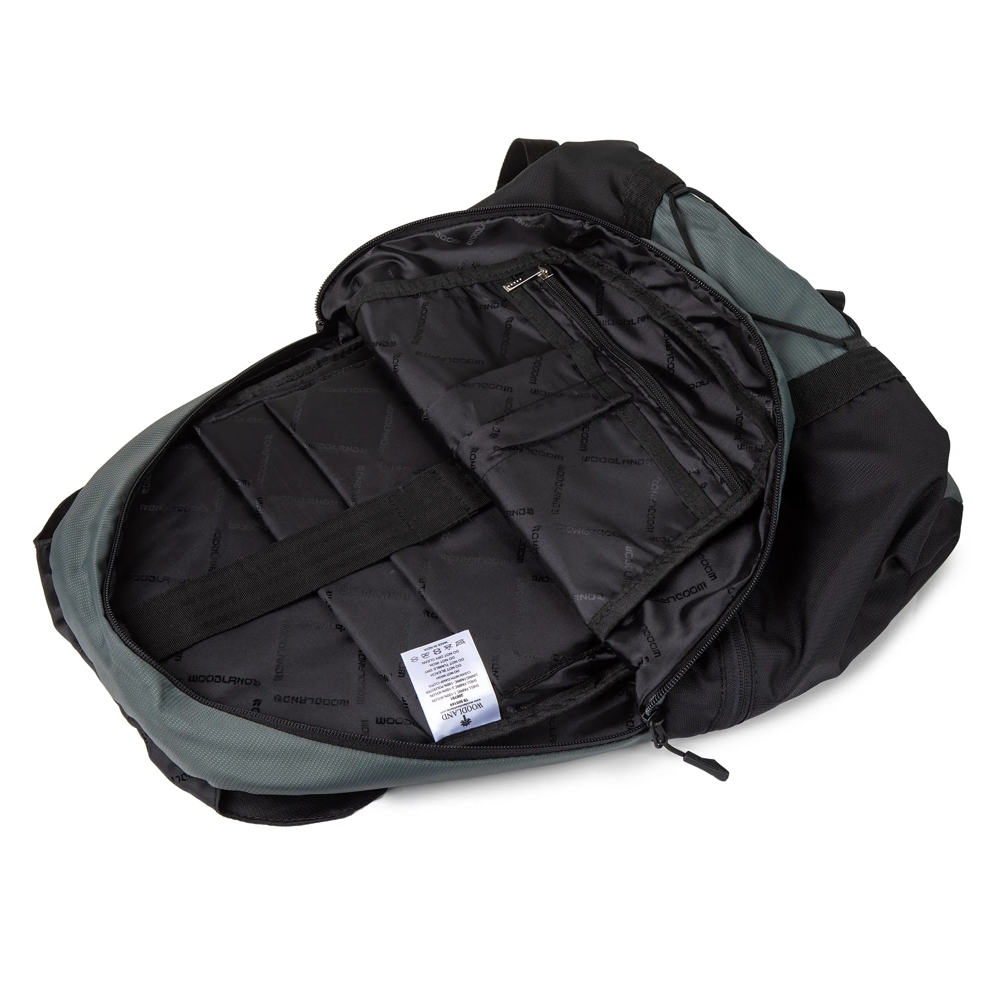 Woodland Unisex Mgrey/Black Utility Backpack - Thumbnail 5