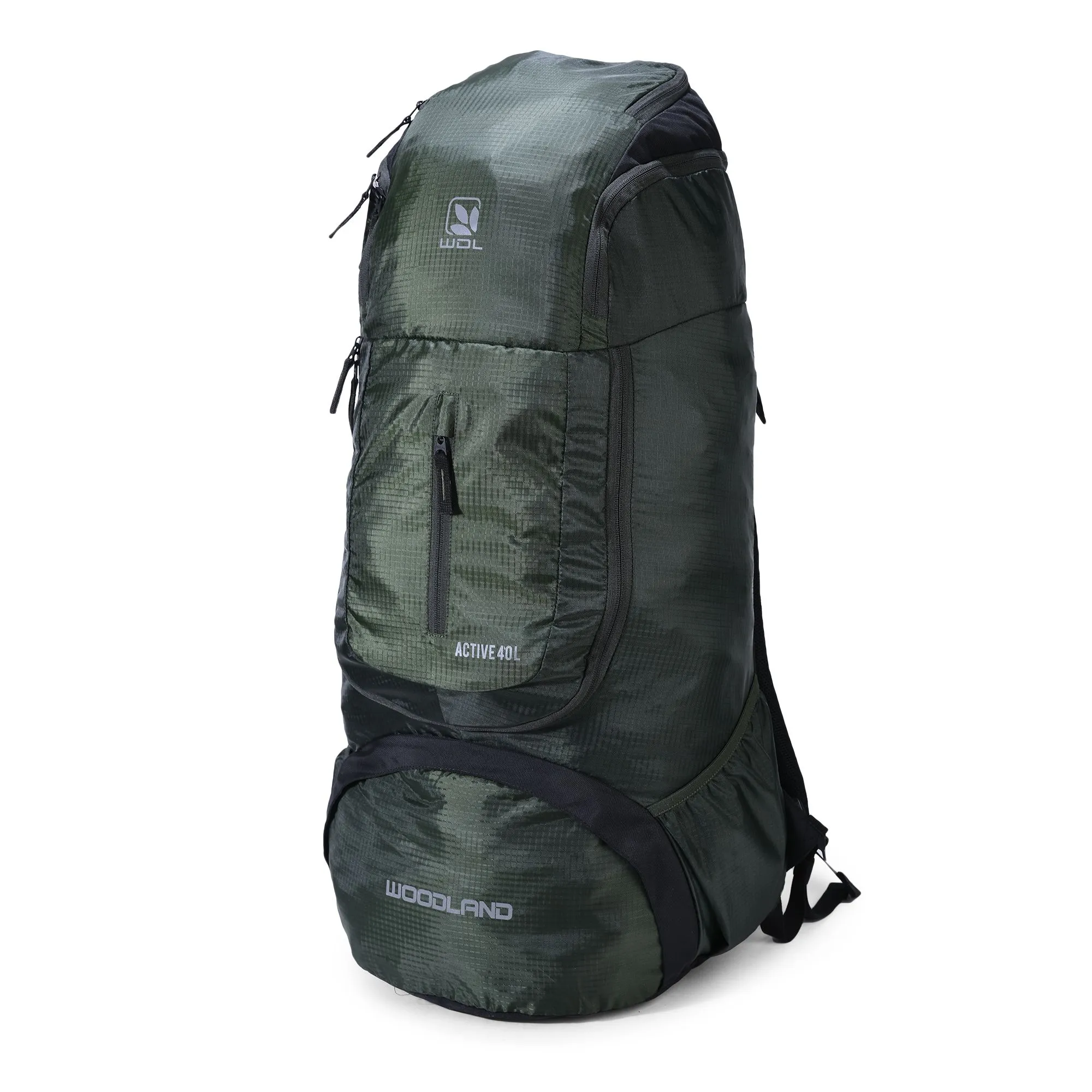 MILITARY GREEN/BLACK and trekking bag 40L - Thumbnail 1