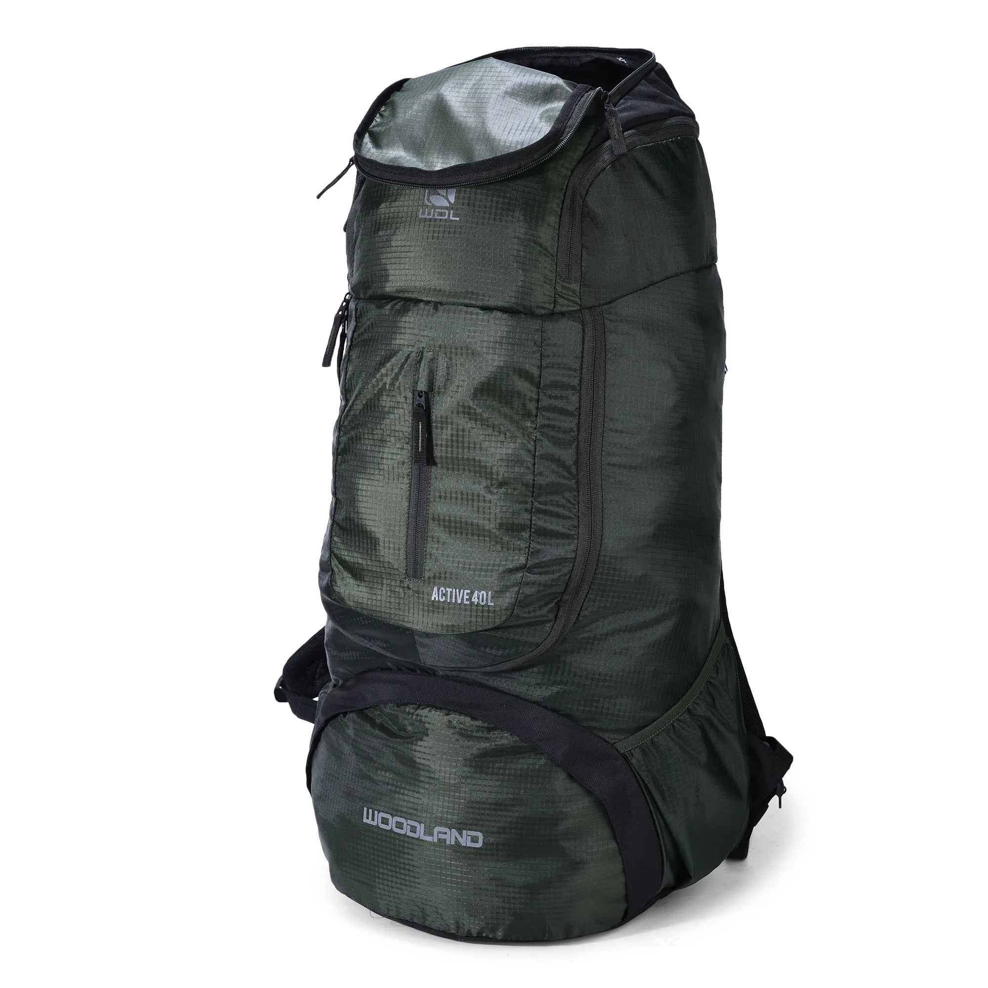 MILITARY GREEN/BLACK and trekking bag 40L - Thumbnail 3