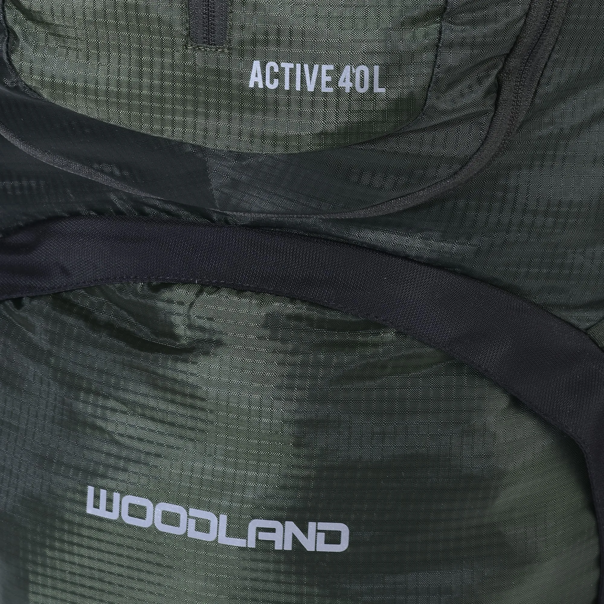 MILITARY GREEN/BLACK and trekking bag 40L - Thumbnail 4