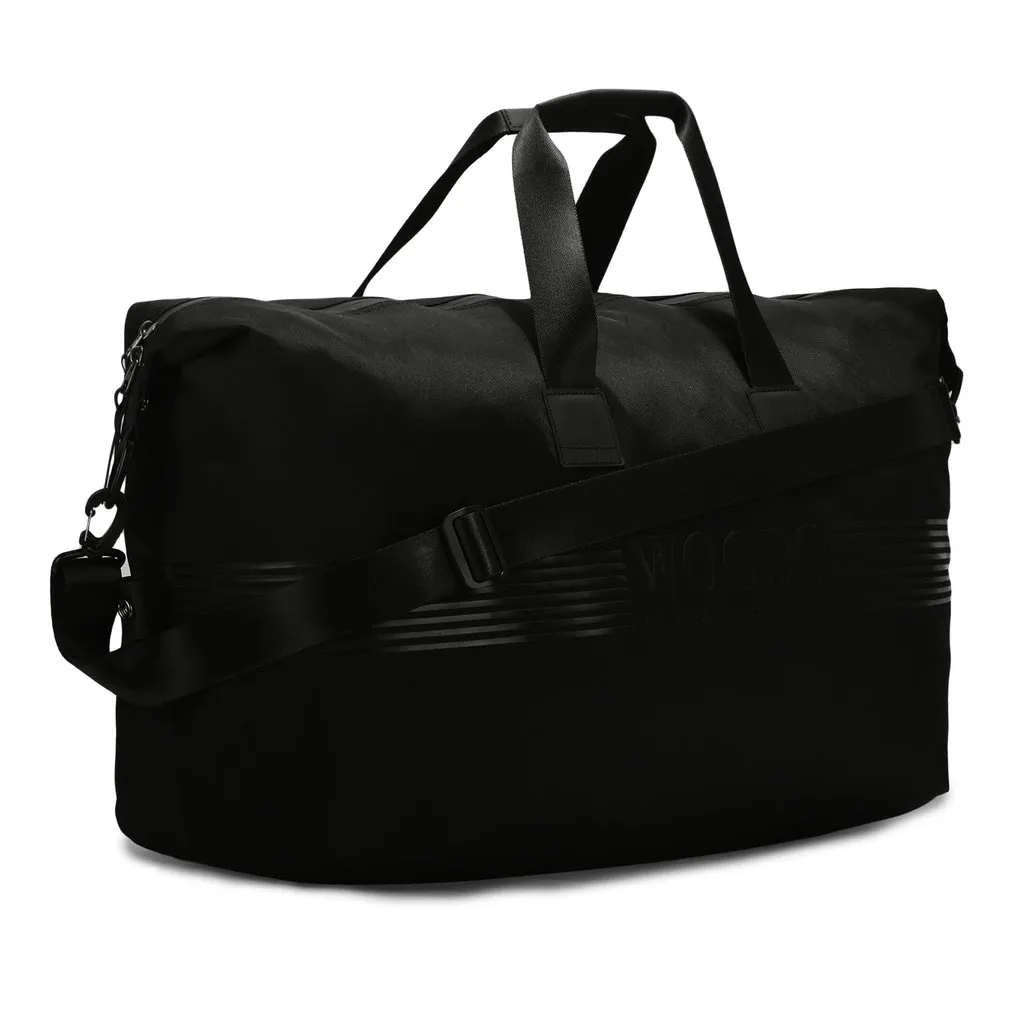 Black Unisex Duffle Bag - Thumbnail 2