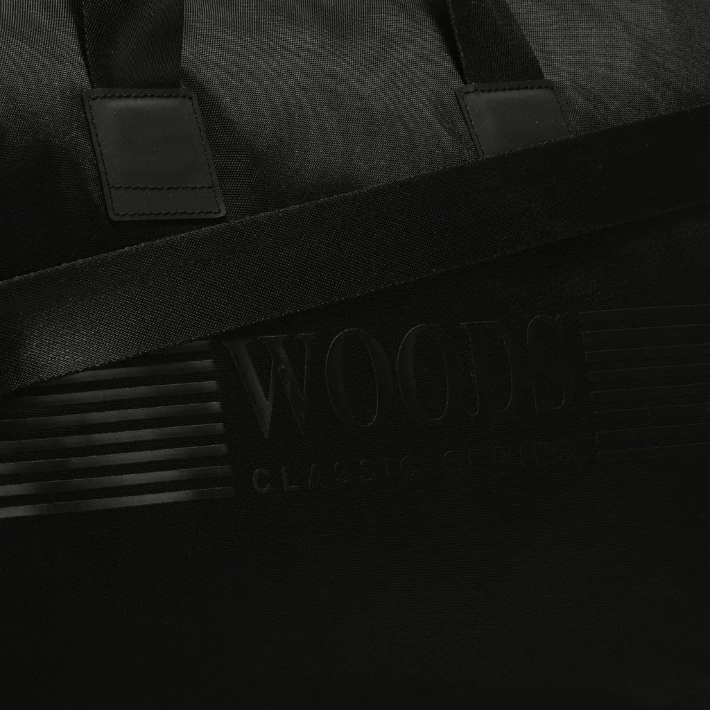 Black Unisex Duffle Bag - Thumbnail 4
