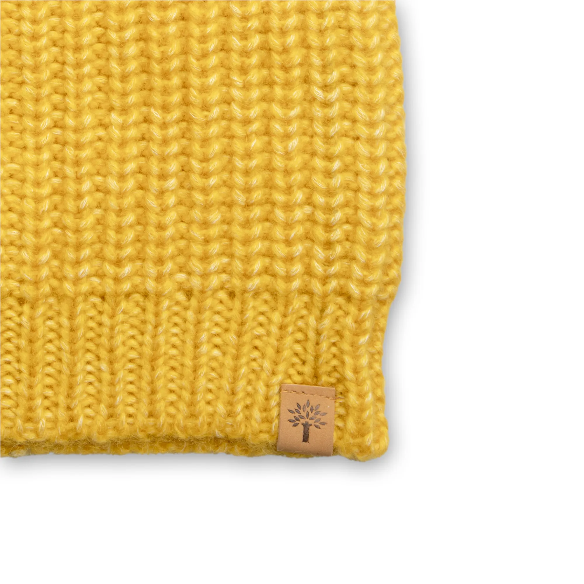 Woodland Stylish Yellow Woolen Unisex Cap - Thumbnail 2