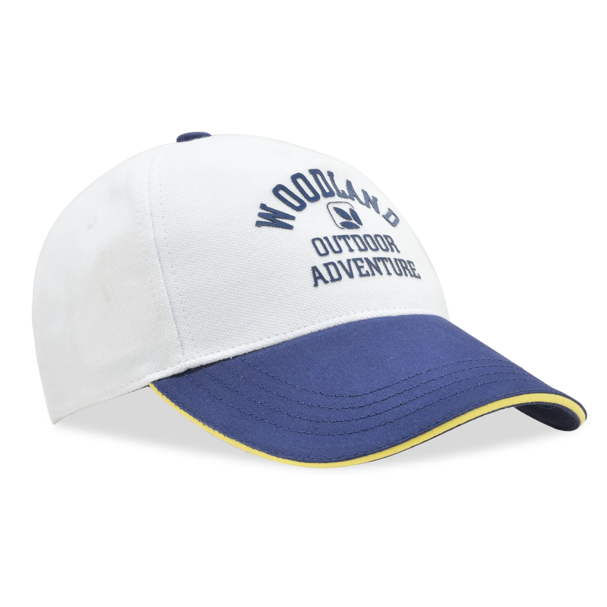 Woodland White Unisex Cotton Cap - Thumbnail 2