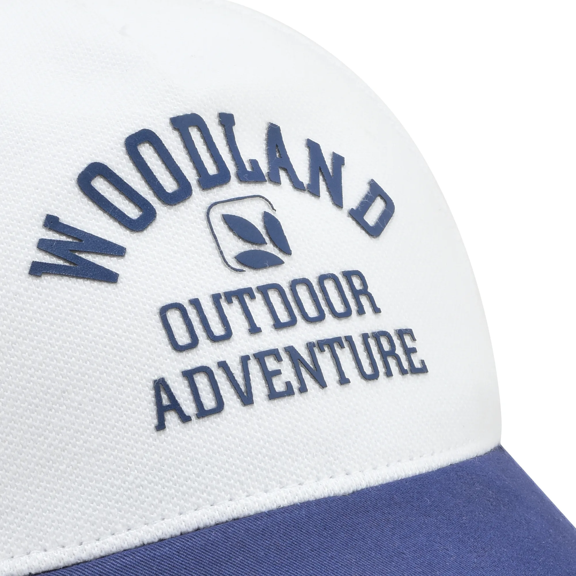 Woodland White Unisex Cotton Cap - Thumbnail 3