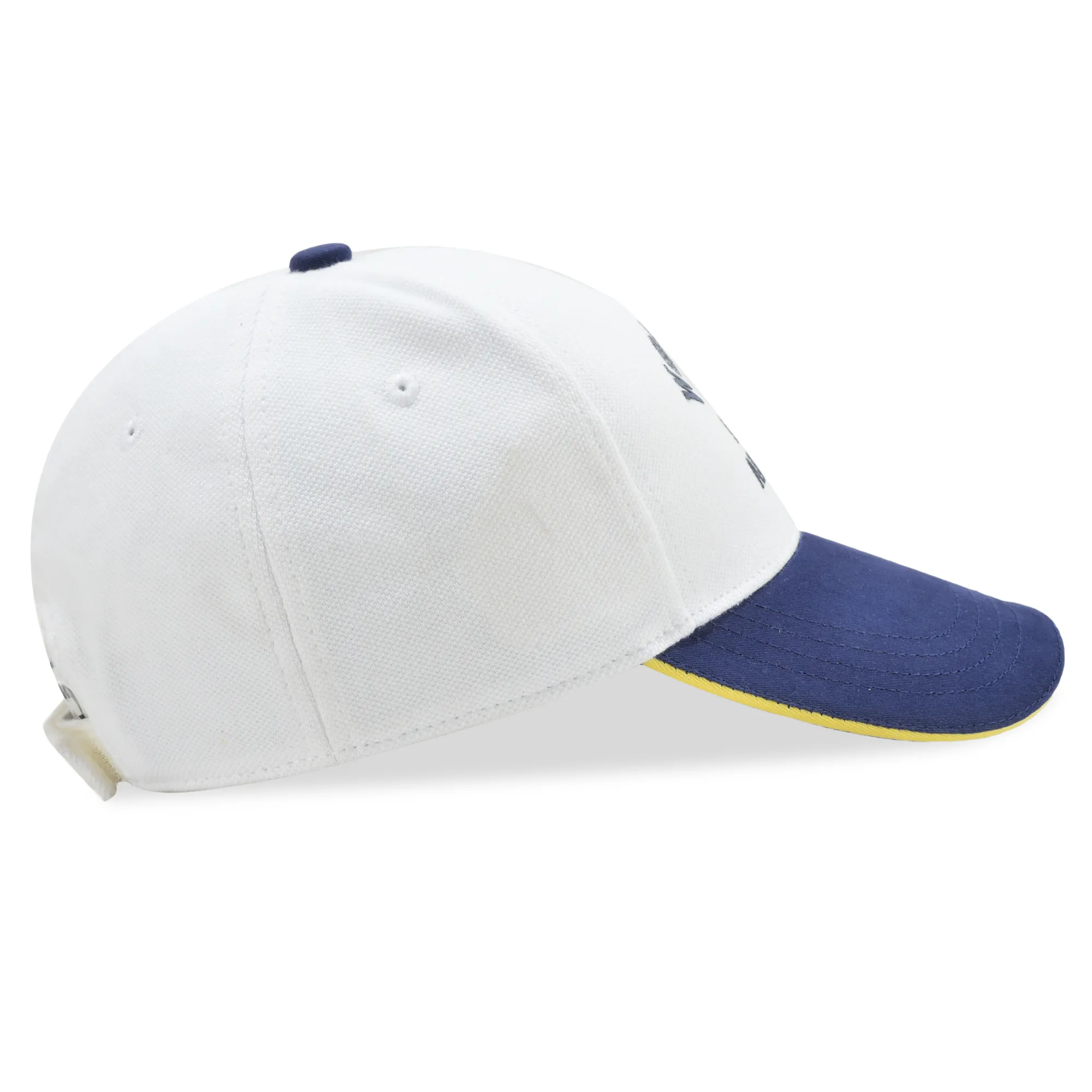 Woodland White Unisex Cotton Cap - Thumbnail 5