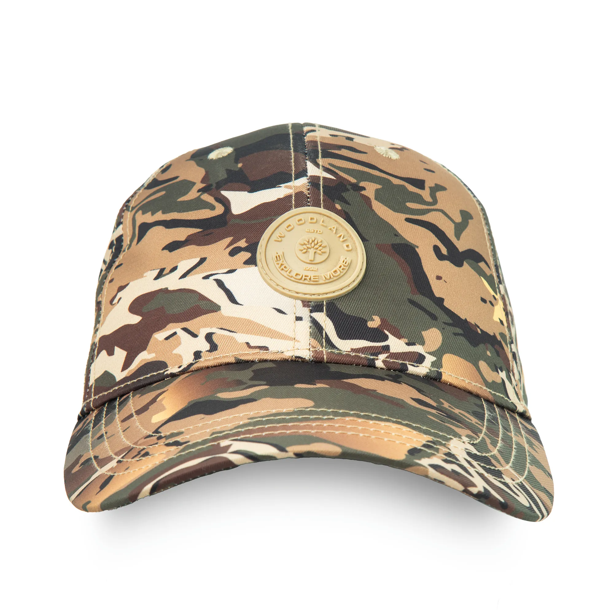 Woodland Unisex Camouflage Cotton Cap - Thumbnail 2