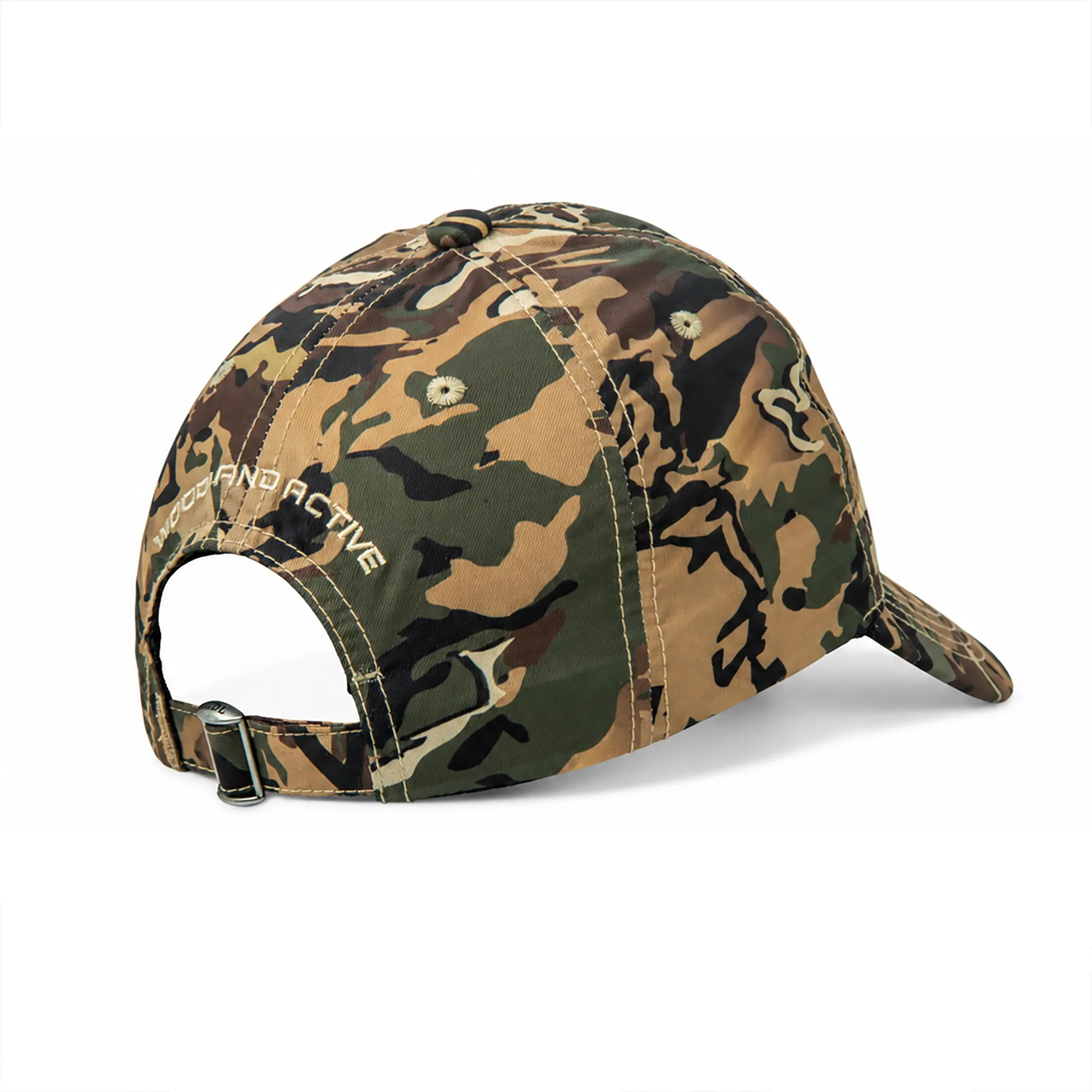 Woodland Unisex Camouflage Cotton Cap - Thumbnail 3