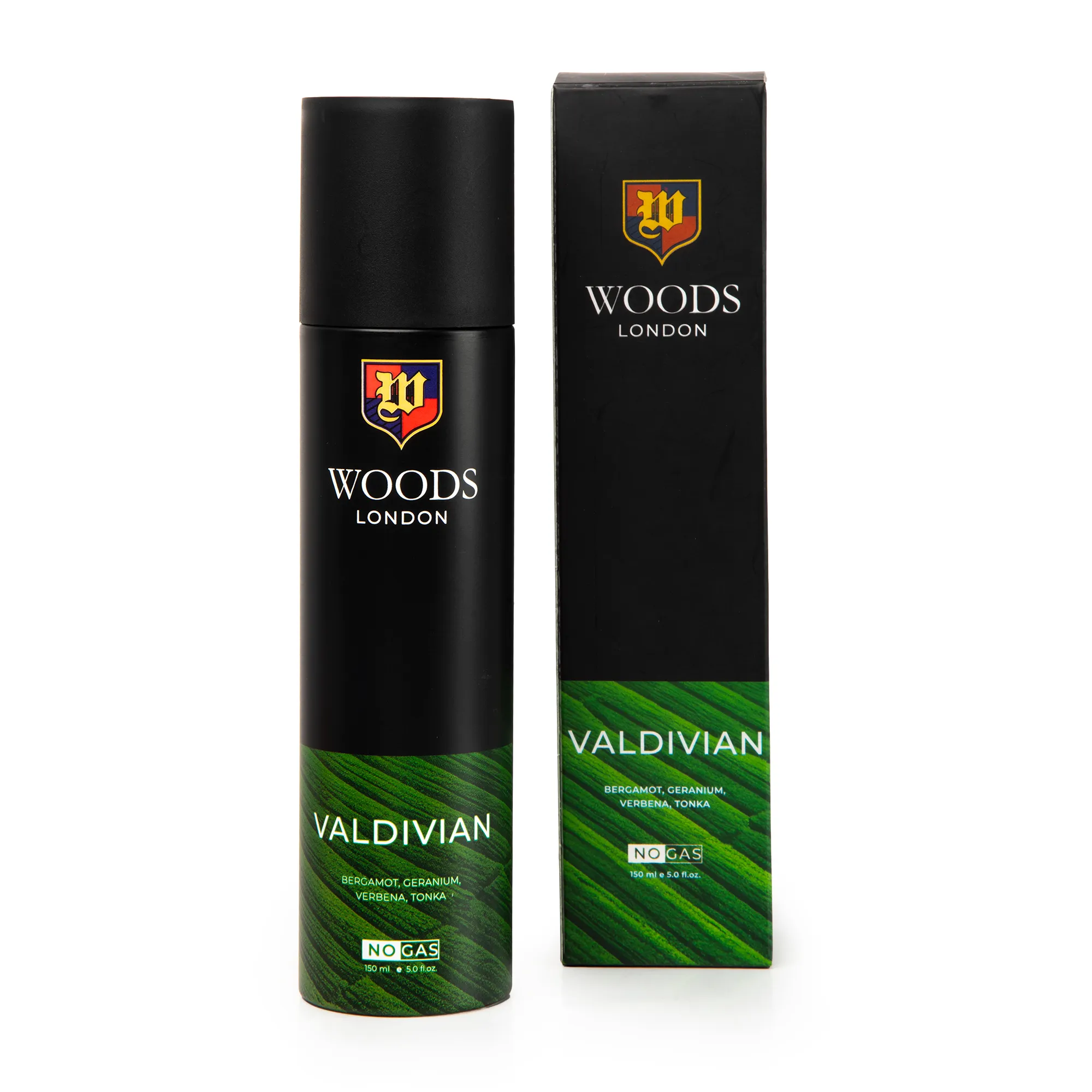 Woods London Valdivian Non-Gas Deodorant Spray for Unisex - Thumbnail 2