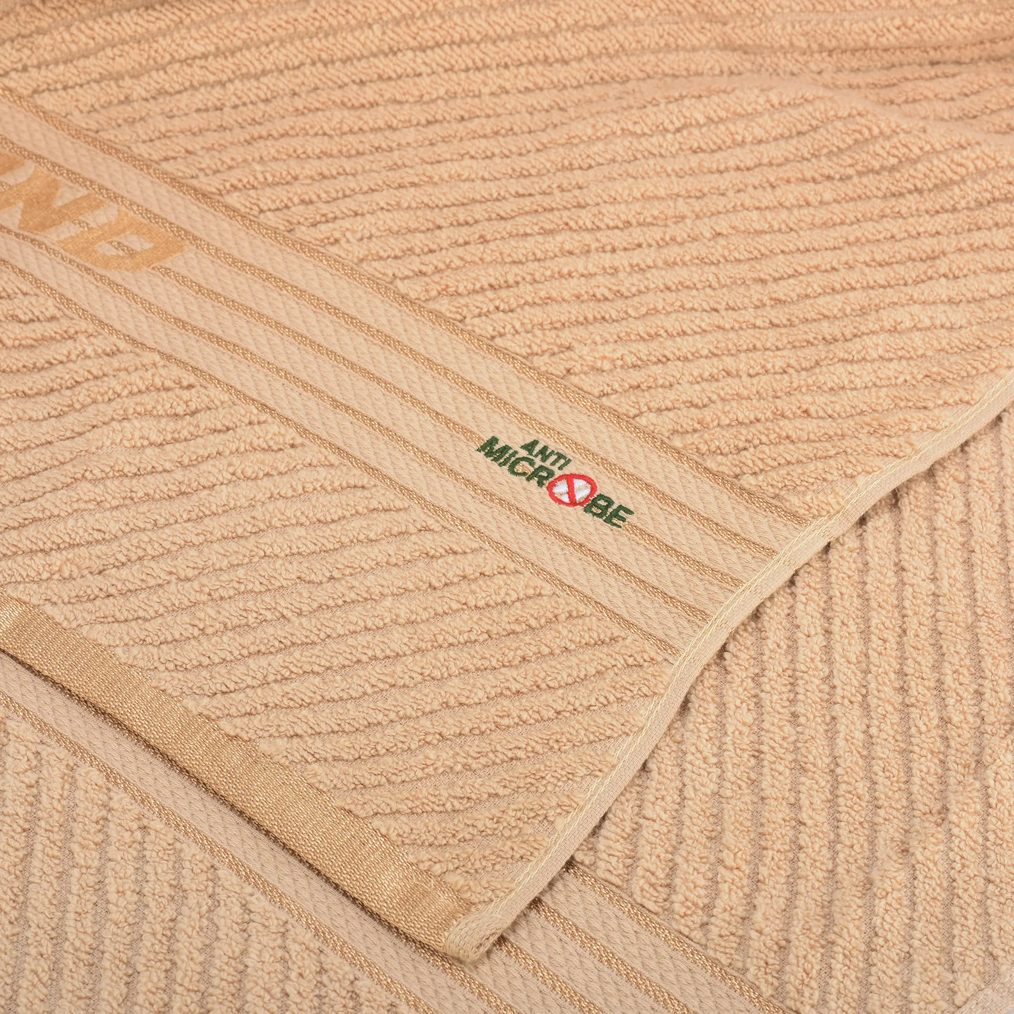 Beige Bath Towel - Thumbnail 2