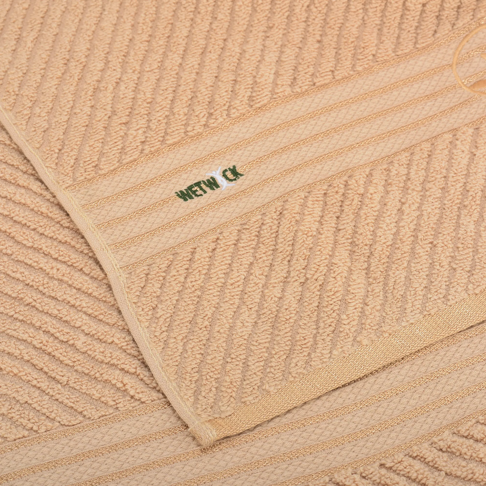 Beige Bath Towel - Thumbnail 3