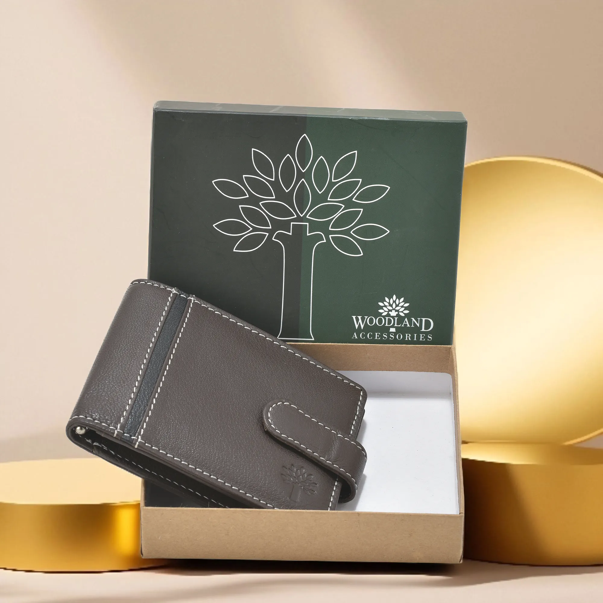 Woodland Unisex Softy Leather Wallet  - Thumbnail 5